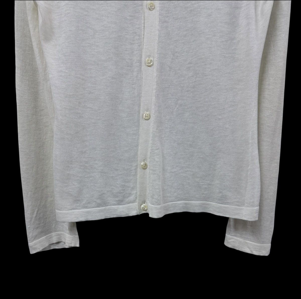 45rpm Vtg🔥45rpm White Cardigan jacket Size US S / EU 44-46 / 1 - 4 Thumbnail