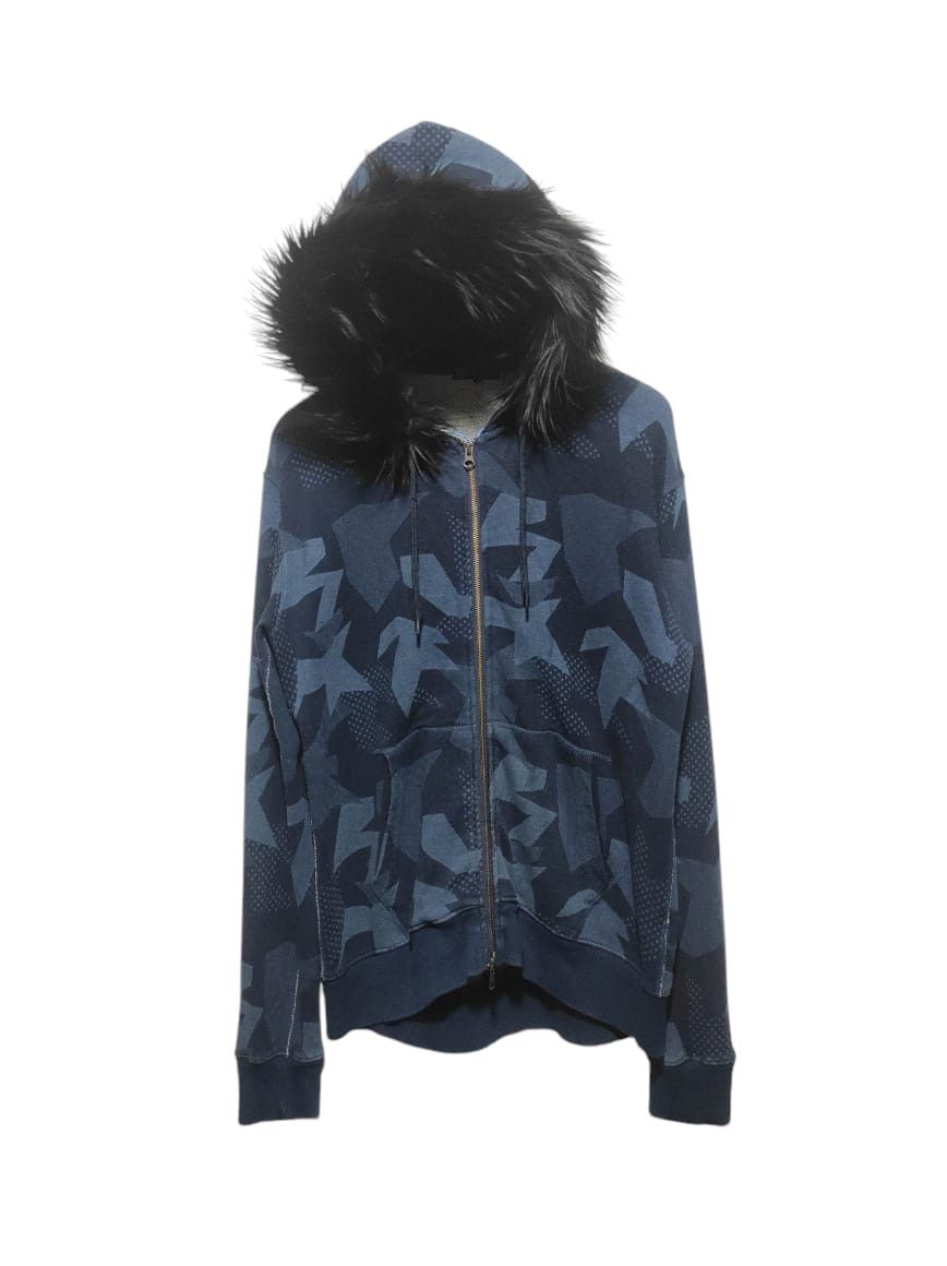If Six Was Nine Michel Klein Double Zipper Fur Hoodie IfSixWasNine LGB style Size US M / EU 48-50 / 2 - 2 Thumbnail