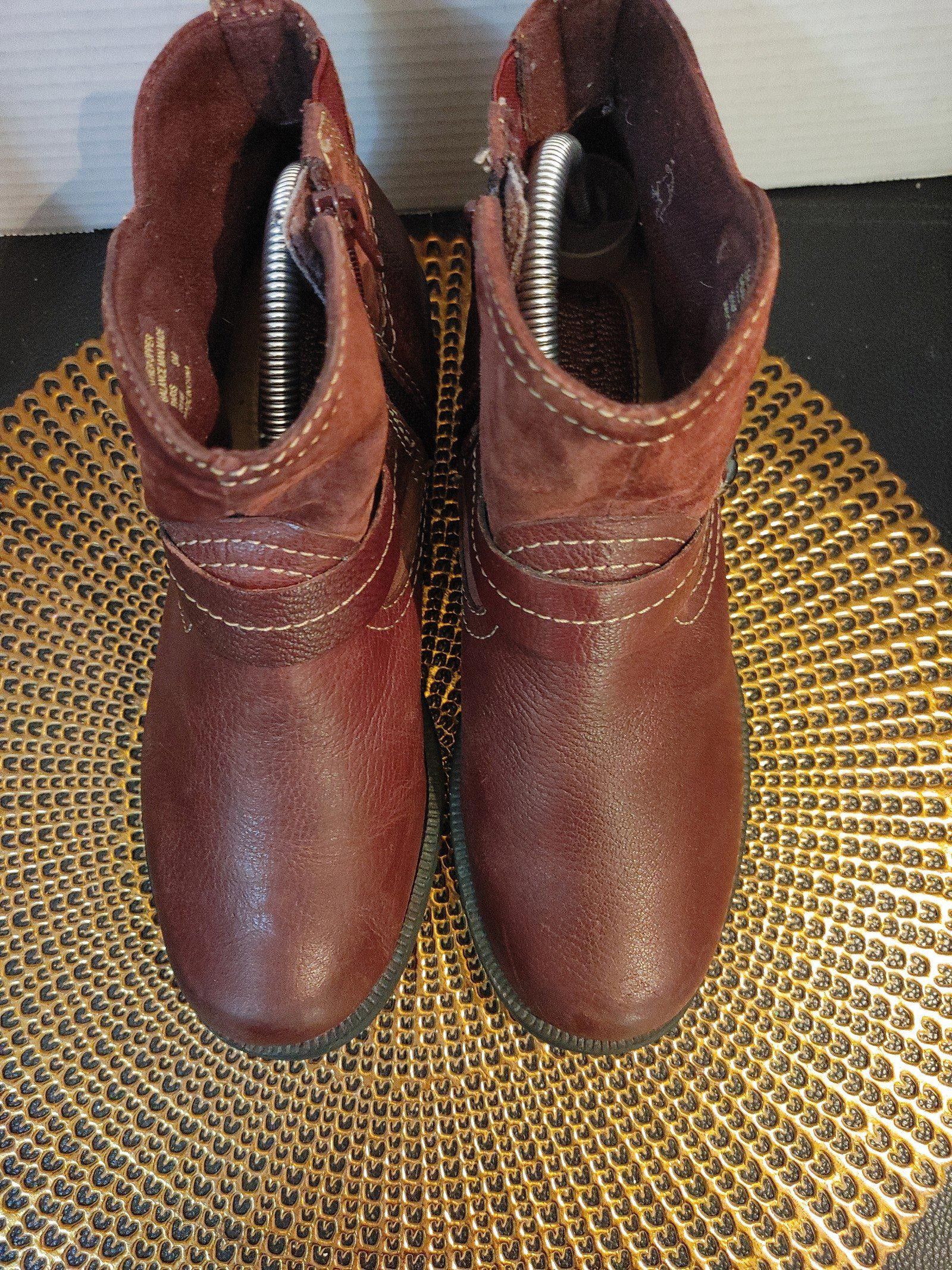 Designer Earth Origins Paris Leather Boots Size 9M Size US 9 / IT 39 - 3 Thumbnail