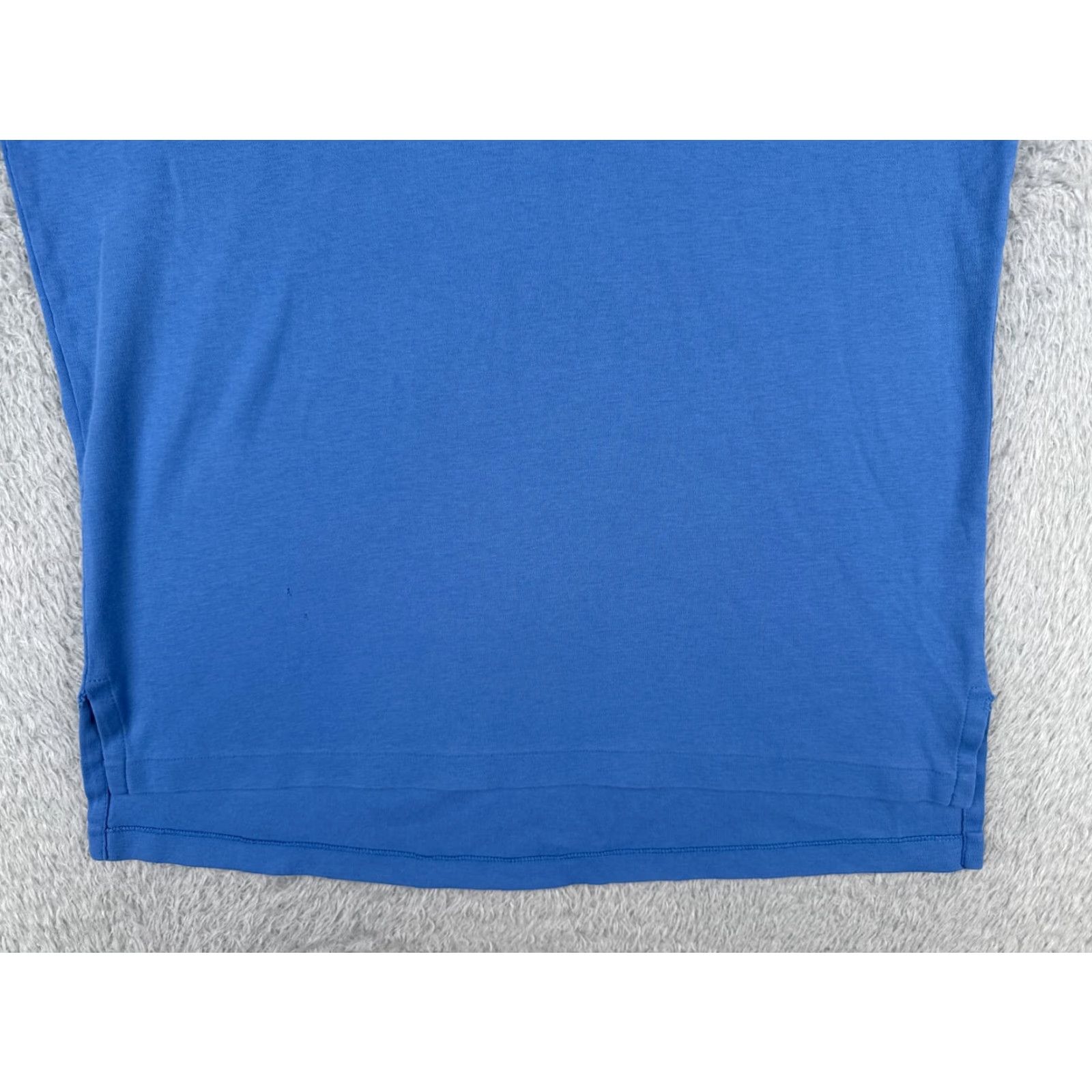 Ralph Lauren VINTAGE Ralph Lauren Polo Shirt Adult Medium Blue Jersey Short Sleeve Slim Fit 100% Cotton Embroidered Logo Mens Size US M / EU 48-50 / 2 - 5 Thumbnail