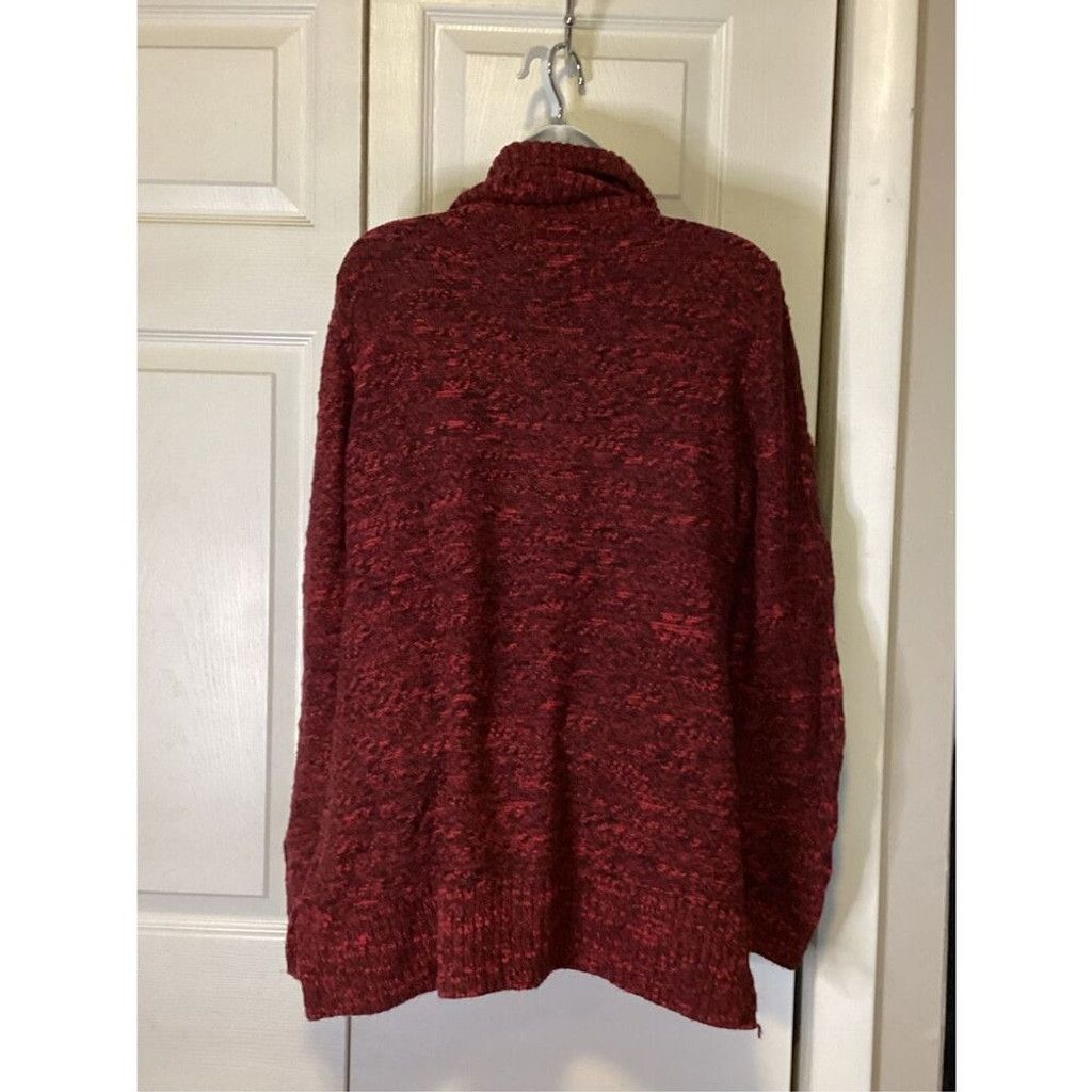 Other Christopher & Banks Burgundy Sweater Size L / US 10 / IT 46 - 4 Thumbnail