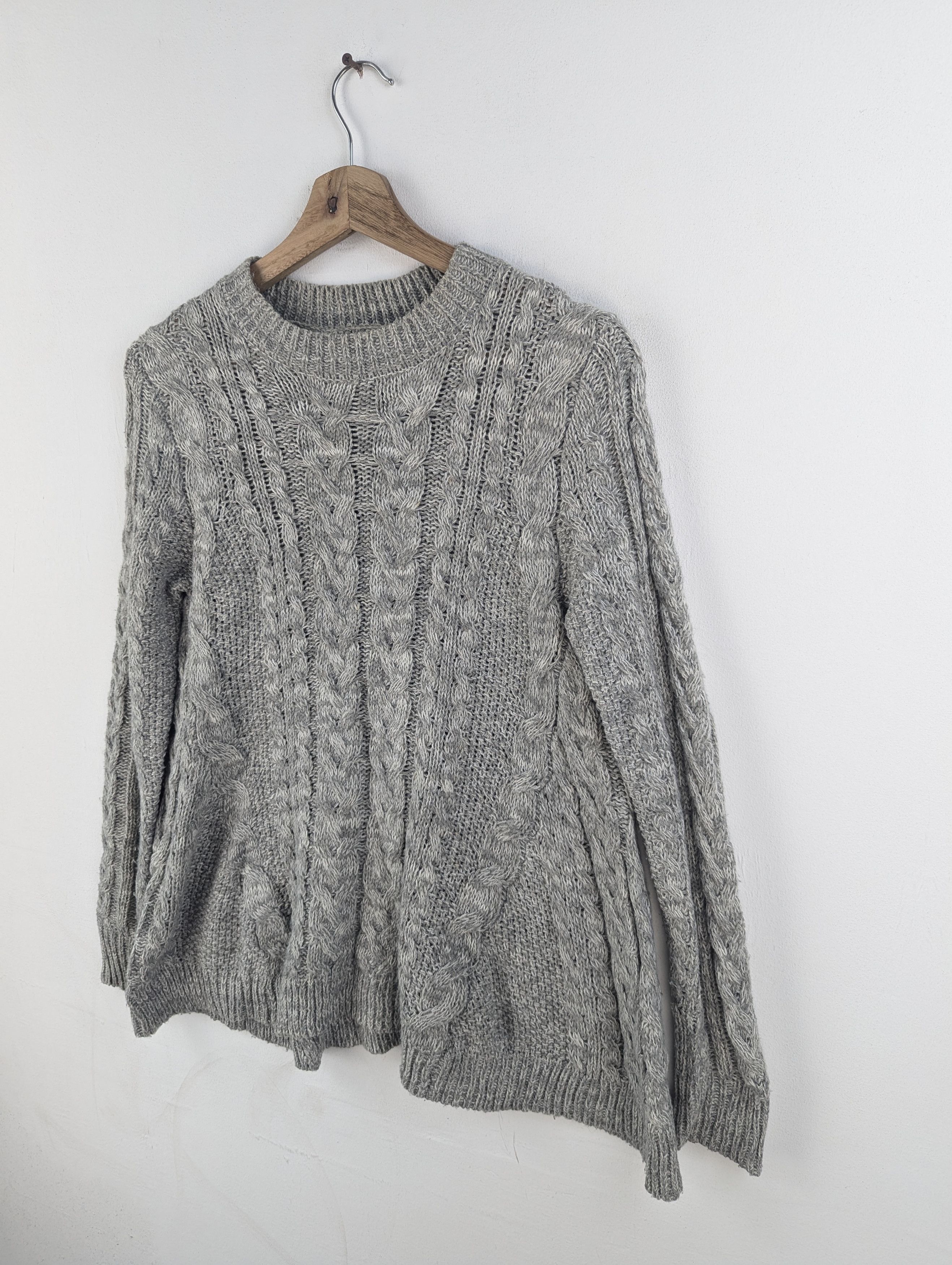 Aran Isles Knitwear × Japanese Brand × Vintage Vintage Knit Sweater Pattern by Raf Raf Size M / US 6-8 / IT 42-44 - 2 Thumbnail