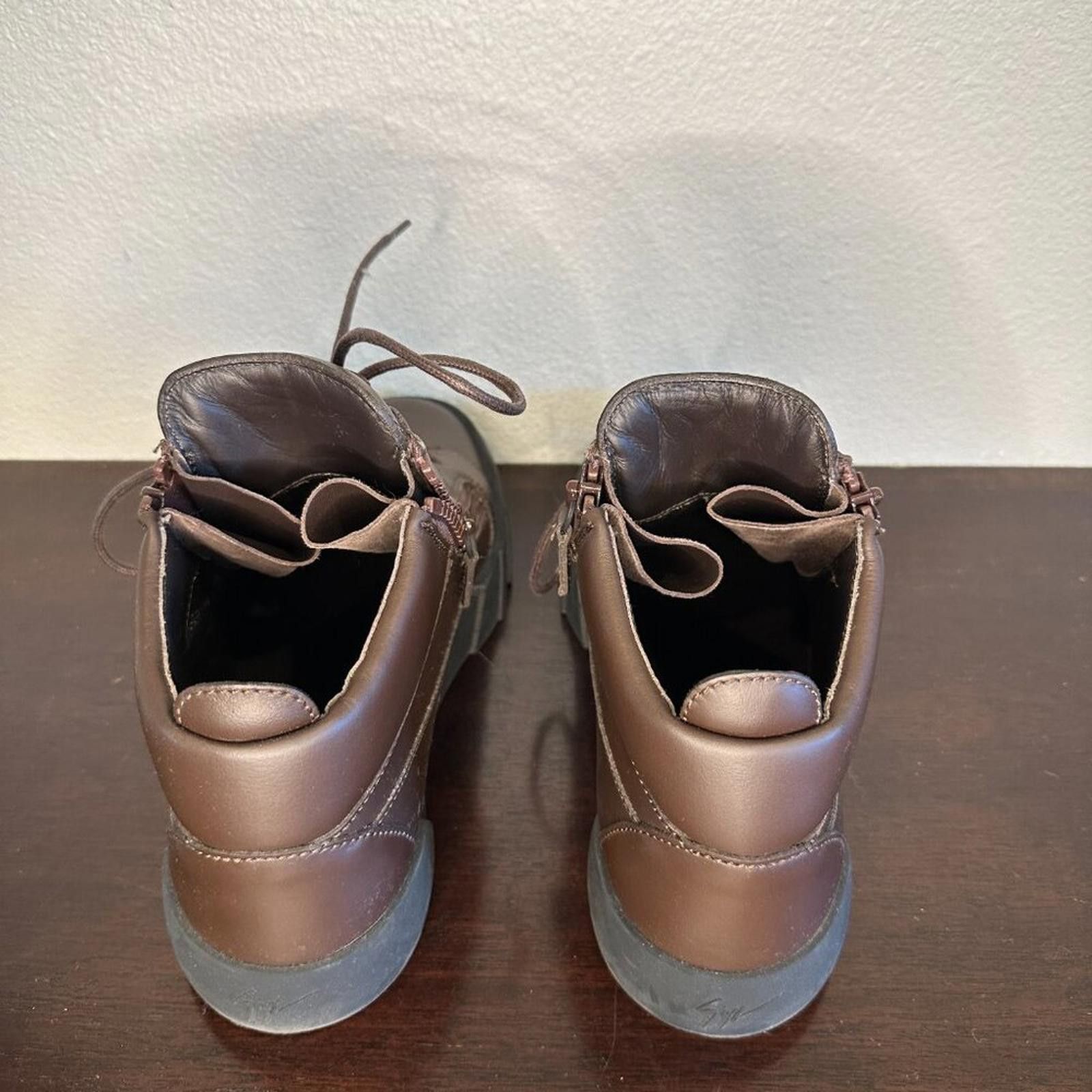 Giuseppe Zanotti giuseppe zanotti Men Brown high top sneakers Size US 9.5 / EU 42-43 - 5 Thumbnail