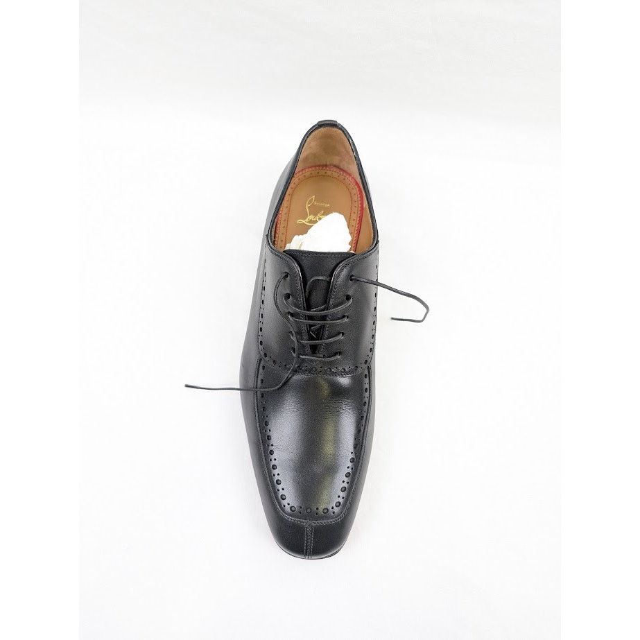 Christian Louboutin o1rshd1 Calf Flat Shoes in Black Size US 8 / EU 41 - 7 Thumbnail