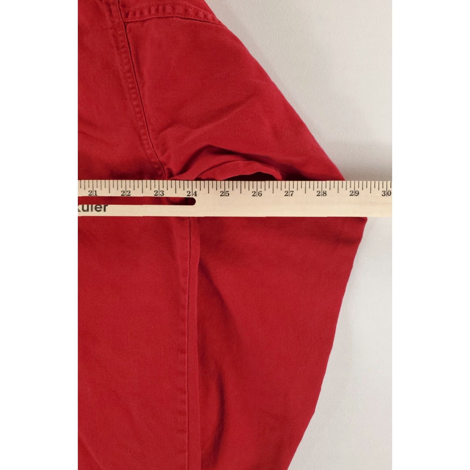 Levi's Vintage Levi's 90s Red Denim Button-Up Shirt XL User: Vintage Levi's 90s Red Denim Button-Up Shirt XL Size US XL / EU 56 / 4 - 6 Thumbnail