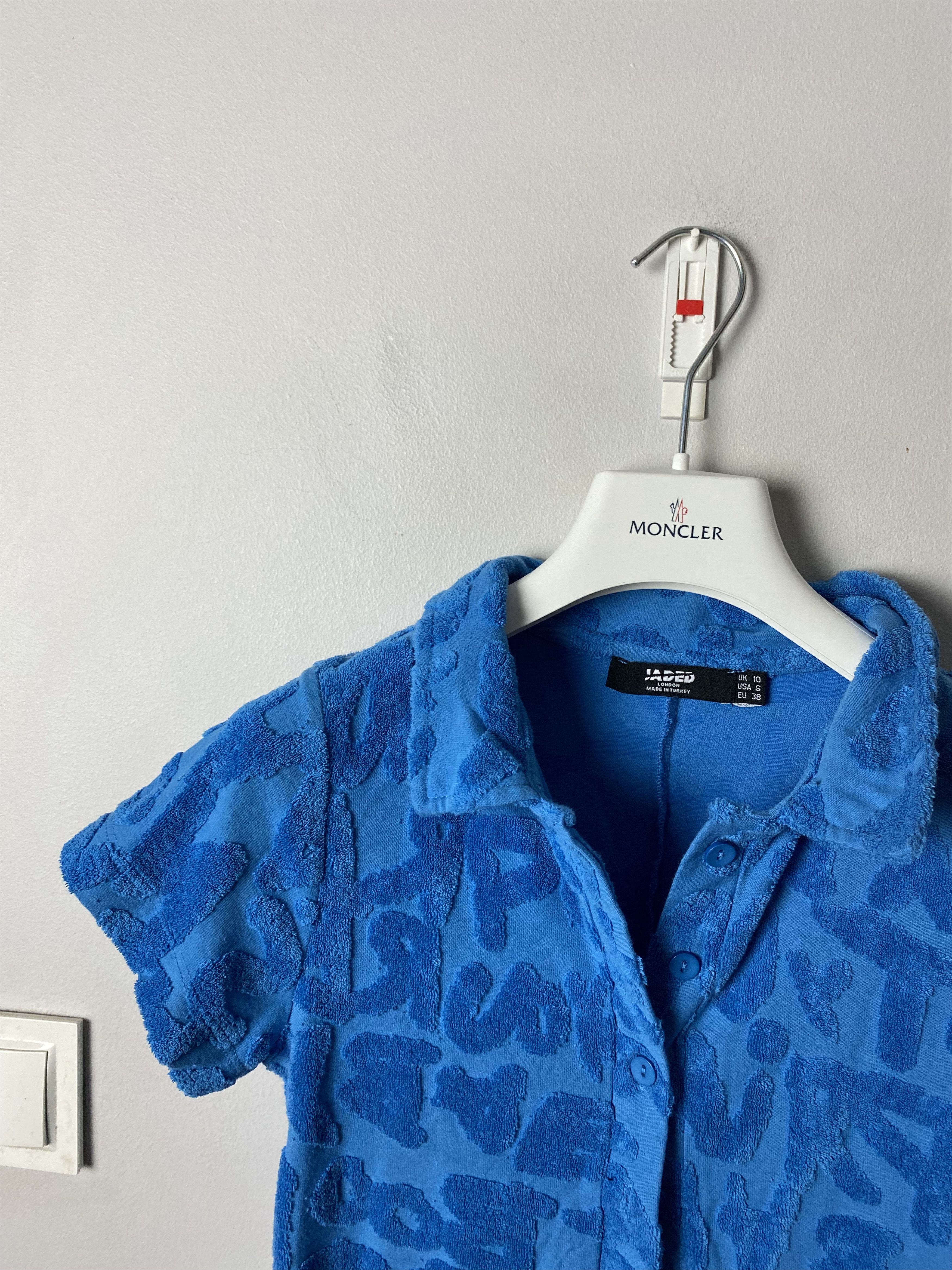 Jaded London Jaded London blue towelling playsuit Size M / US 6-8 / IT 42-44 - 3 Thumbnail