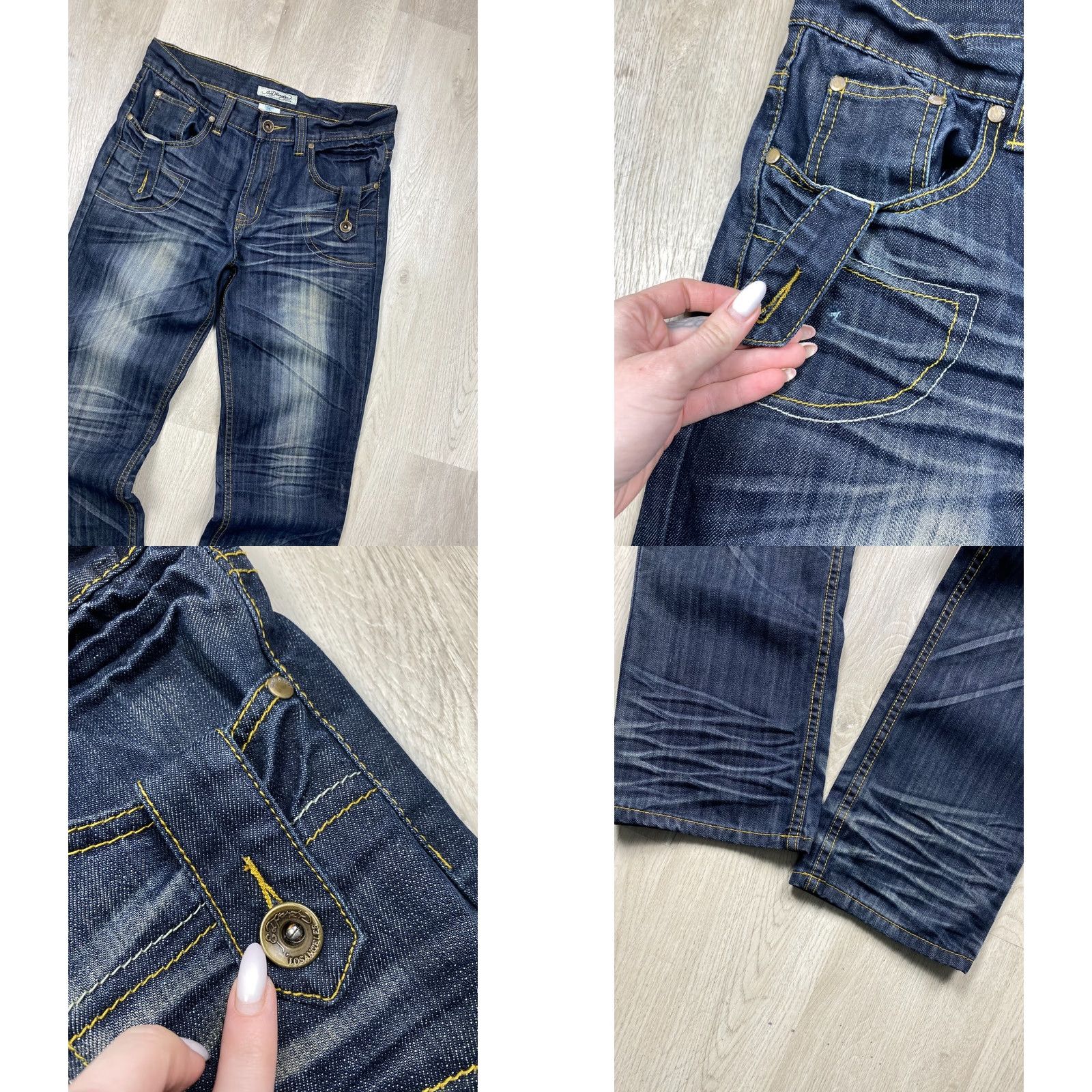 Ed Hardy Ed Hardy Jeans Vintage Size 32 Men Blue Denim Jeans 34 Inseam 32 Waist 32 Size US 32 / EU 48 - 8 Thumbnail