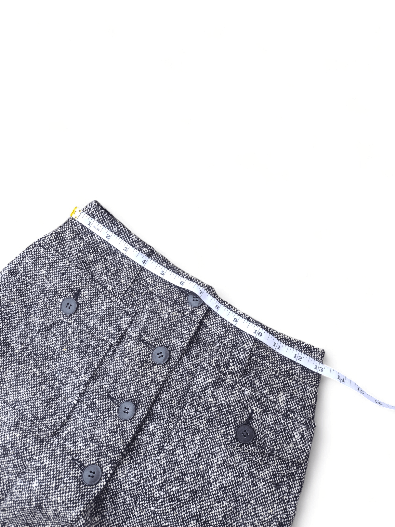 agnes b. AGNES B SKIRT LAINE WOOL Size 26" / US 2 / IT 38 - 8 Thumbnail