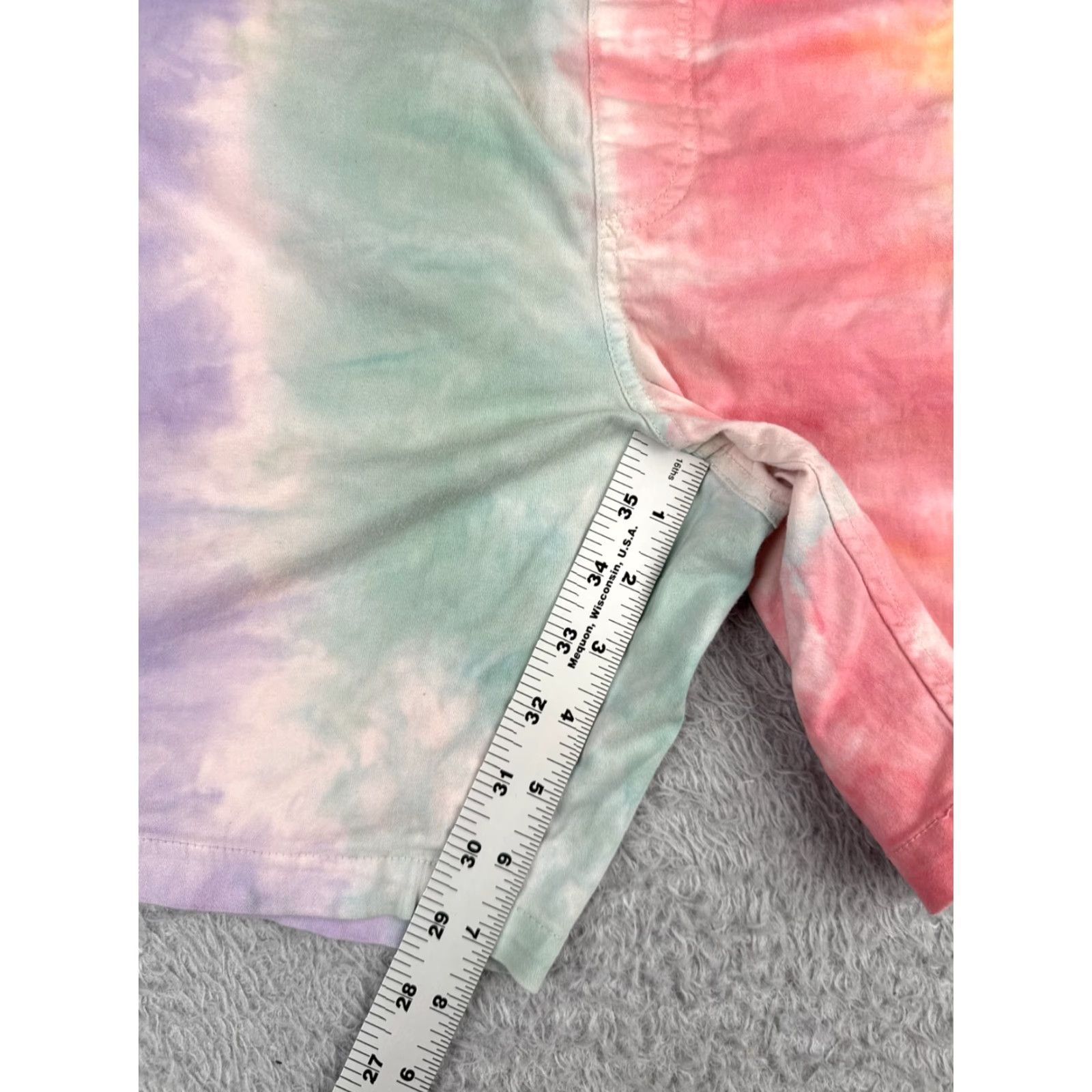 Empyre Empyre Mens Shorts Cargo 32x7 Pink Green Belted Zipper Pockets Hike Beach Regular Waist 32 in Polyester Cotton Solid 7 in Inseam Beach Outdoor Mens Size US 29 - 6 Thumbnail
