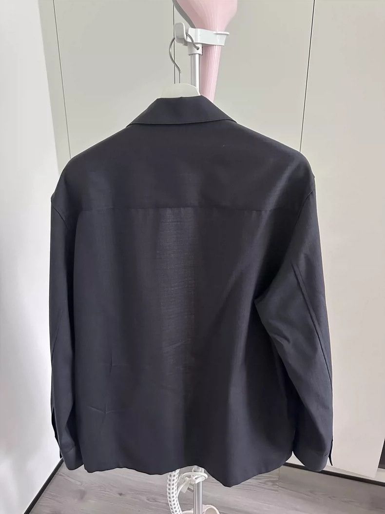Jil Sander Jil Sander Pure wool men's shirt jacket Size US M / EU 48-50 / 2 - 2 Thumbnail