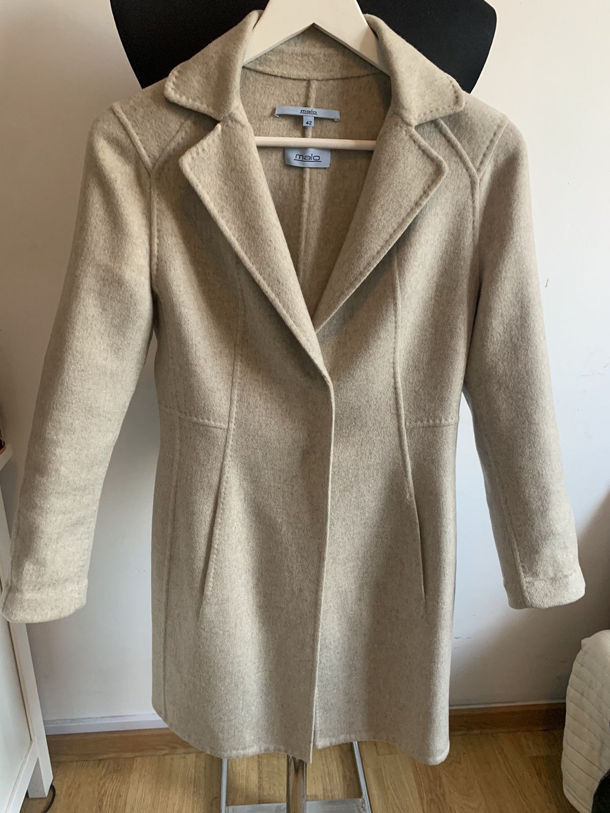 Coat wool and cashmere Malo for women