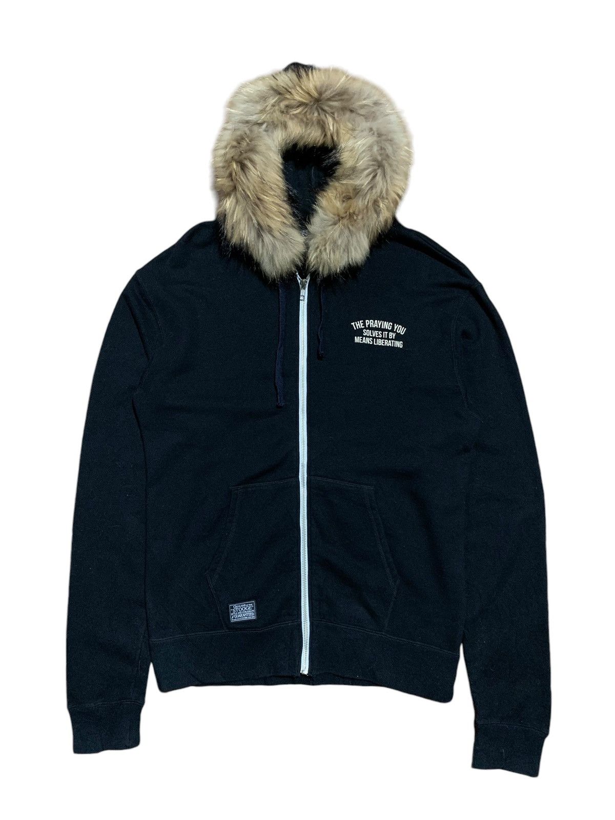 If Six Was Nine × Japanese Brand × Le Grande Bleu (L.G.B.) Stooge & co japan praying mary fur hoodie LGB style Size US L / EU 52-54 / 3 - 5 Thumbnail