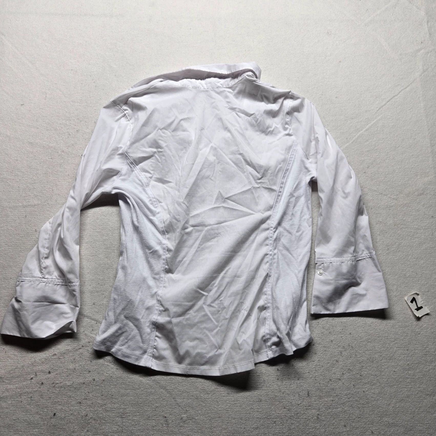 Vintage ZAC & RACHEL Shirt Adult Women's PXL Petite White Long Sleeve Button-Down Shirt Size XL / US 12-14 / IT 48-50 - 7 Thumbnail