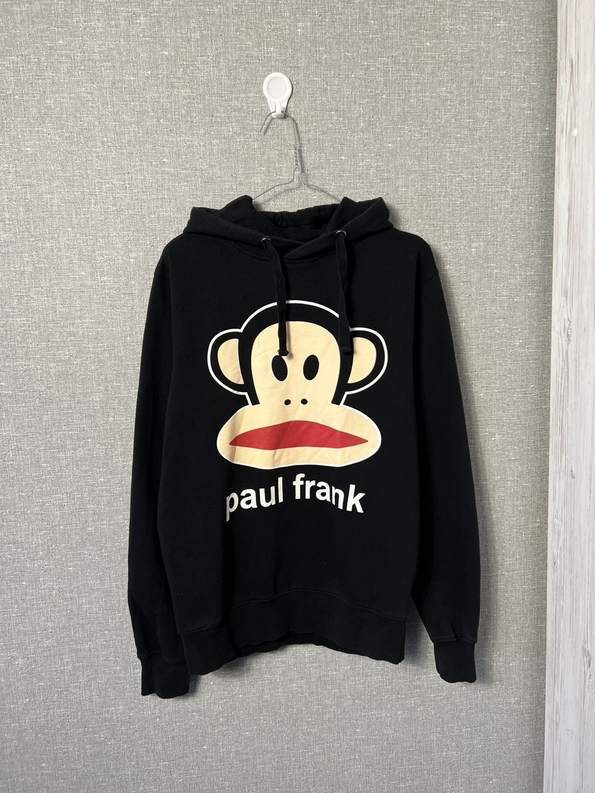 Rare 2014 Paul Frank Big Logo Black Hoodie