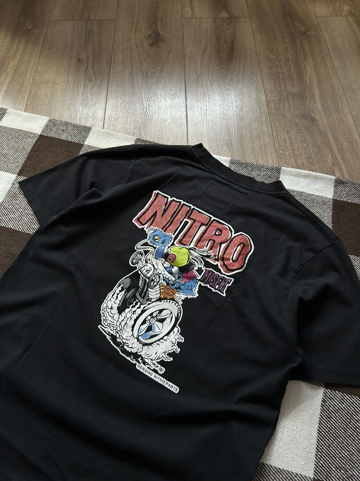 Misfits × Vintage Vintage Misfits x Nitro big logo shirt mens size Xl Size US XL / EU 56 / 4 - 2 Thumbnail