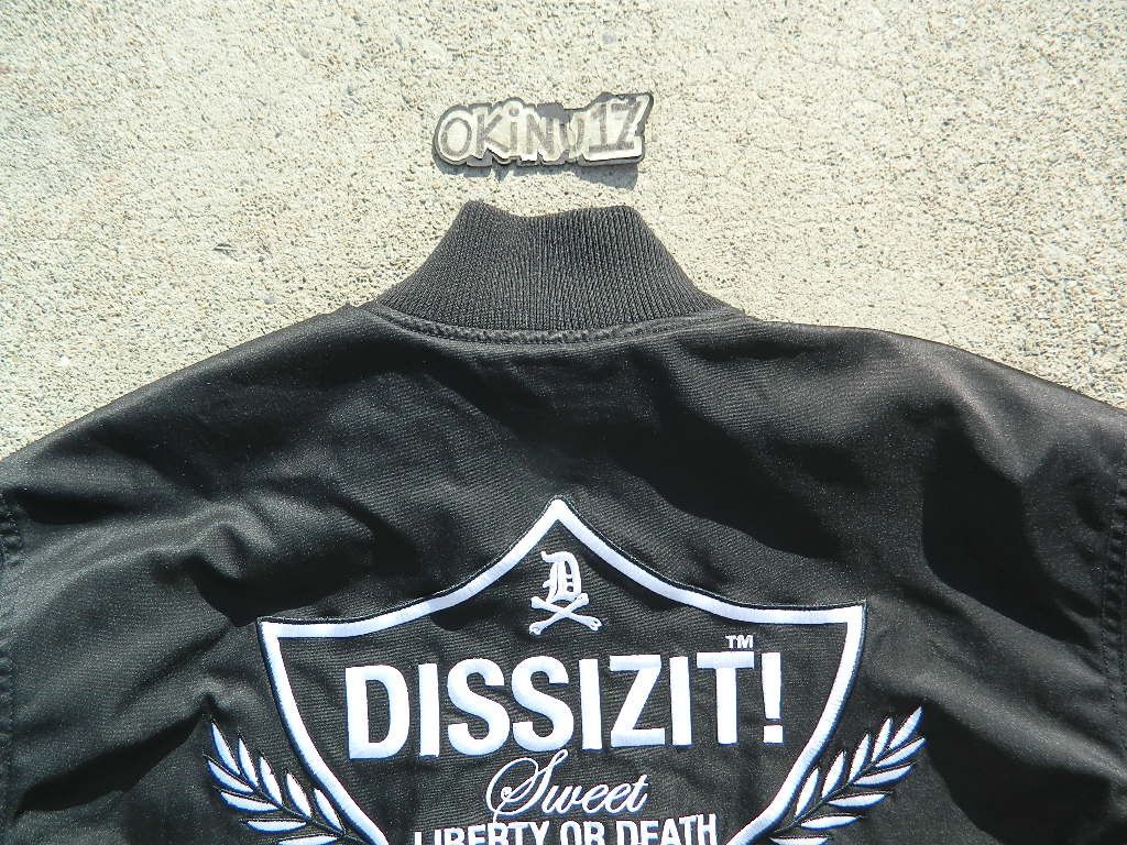 Dissizit Dissizit! "Liberty Or Death" Black Camo Bomber Jacket L Size US L / EU 52-54 / 3 - 14 Thumbnail