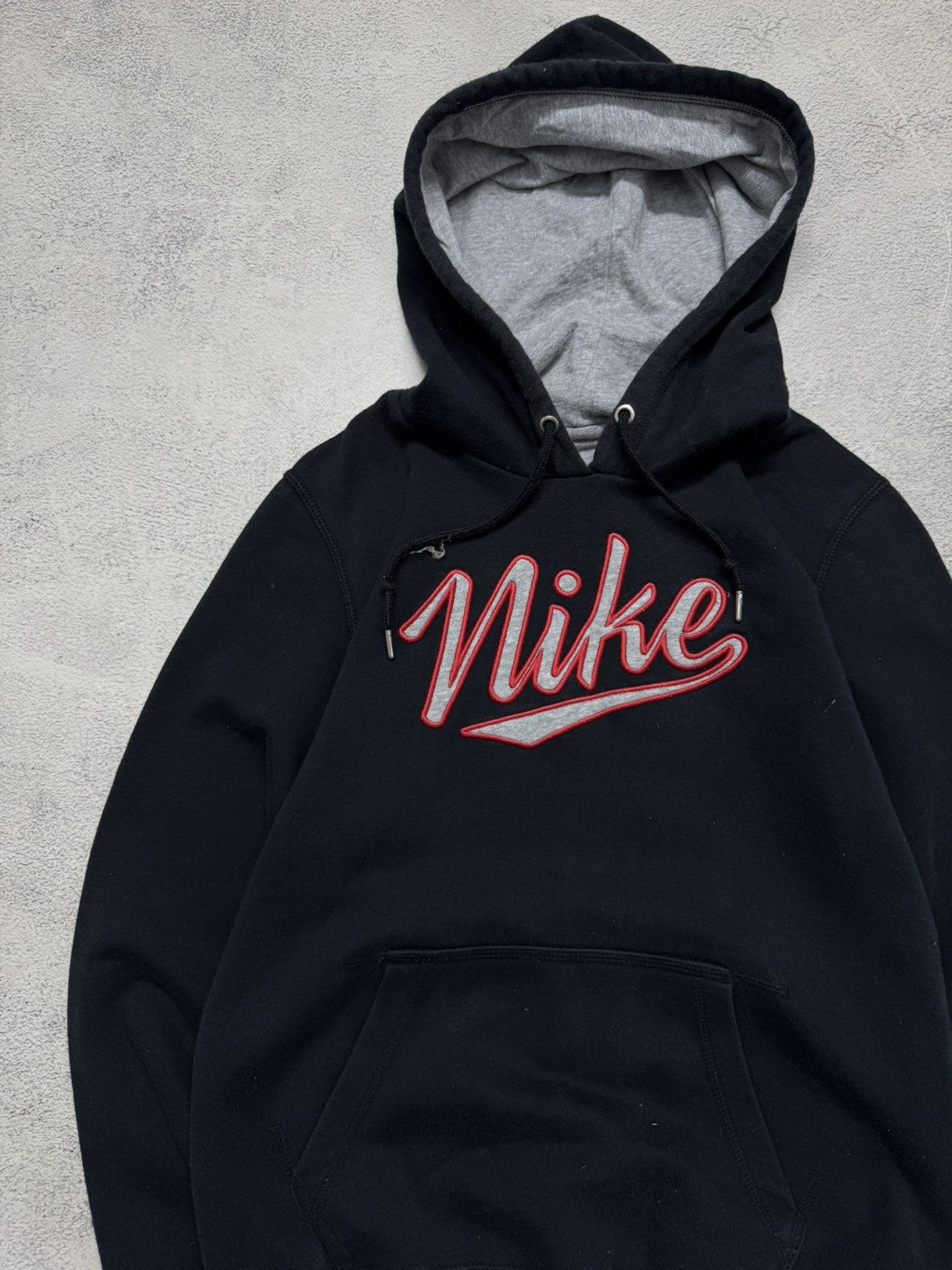 Nike Vintage Y2K Nike Big Swoosh Hoodie 00’s Size US S / EU 44-46 / 1 - 6 Thumbnail