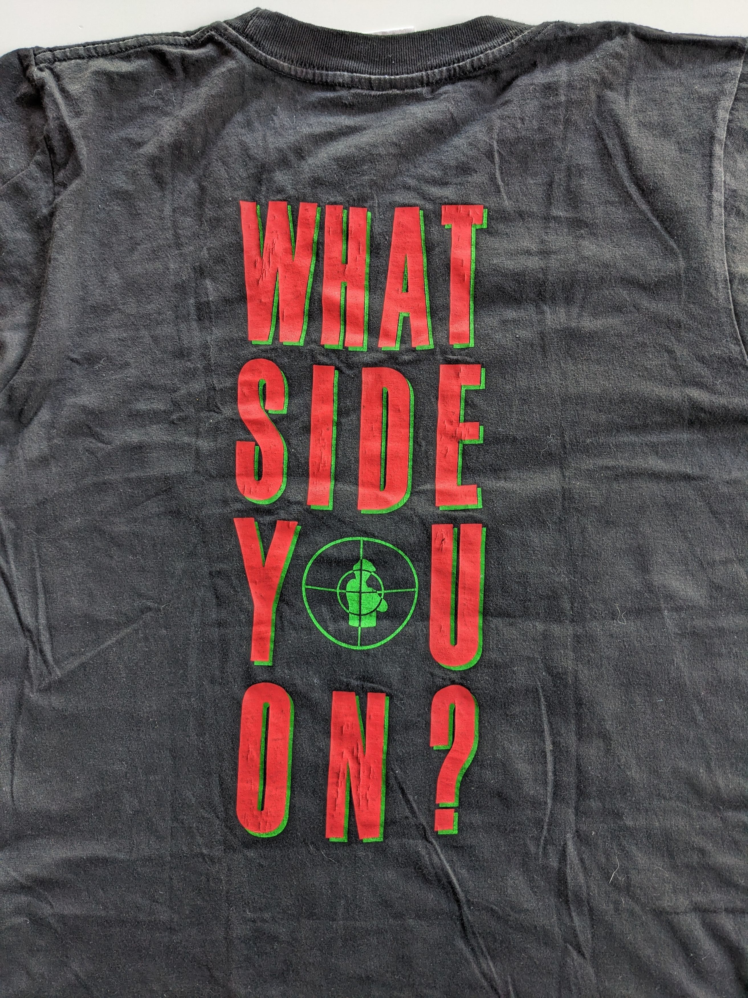 Public Enemy × Vintage Vintage bootleg Public Enemy What Side You On raptee Size US M / EU 48-50 / 2 - 4 Thumbnail