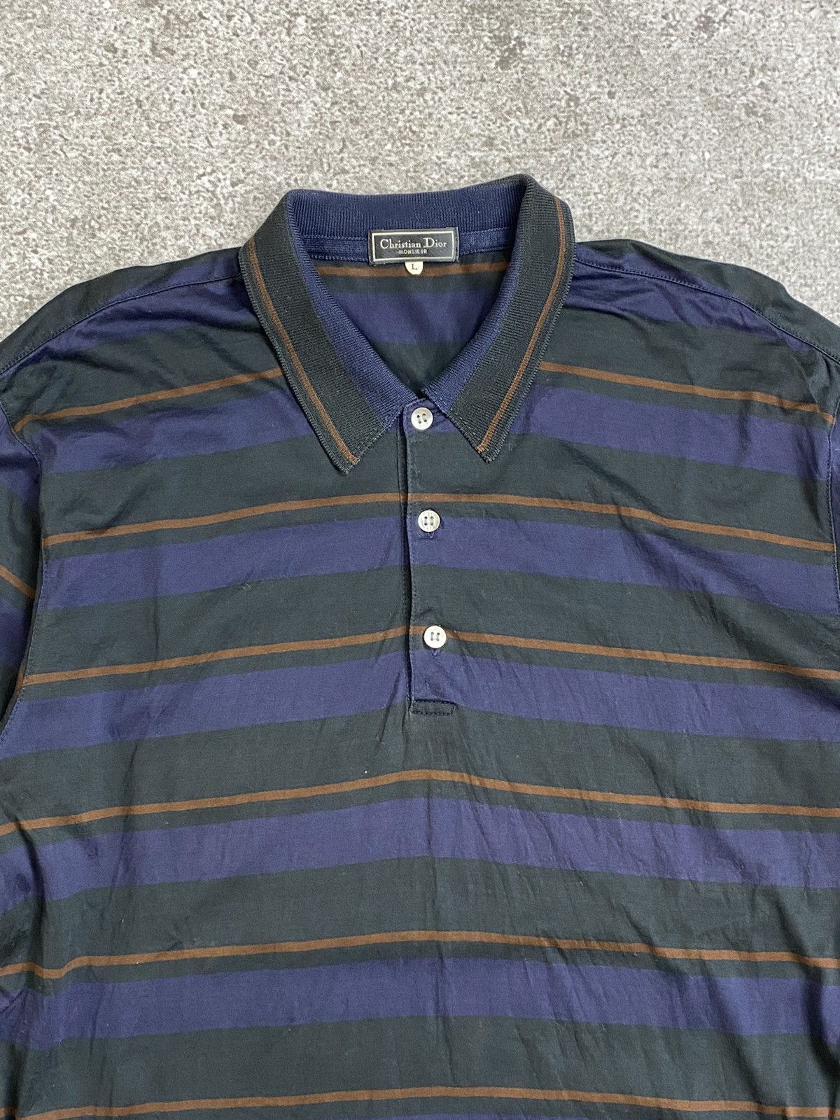 Christian Dior Monsieur Vintage Christian dior monsieur longsleeve polo shirt Size US L / EU 52-54 / 3 - 3 Thumbnail