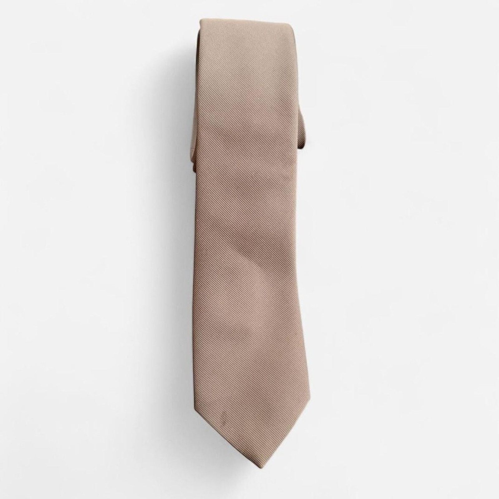 Other Gino pompeii Tan Tie Vintage 70s Old Money Quiet Luxury Size ONE SIZE - 5 Thumbnail