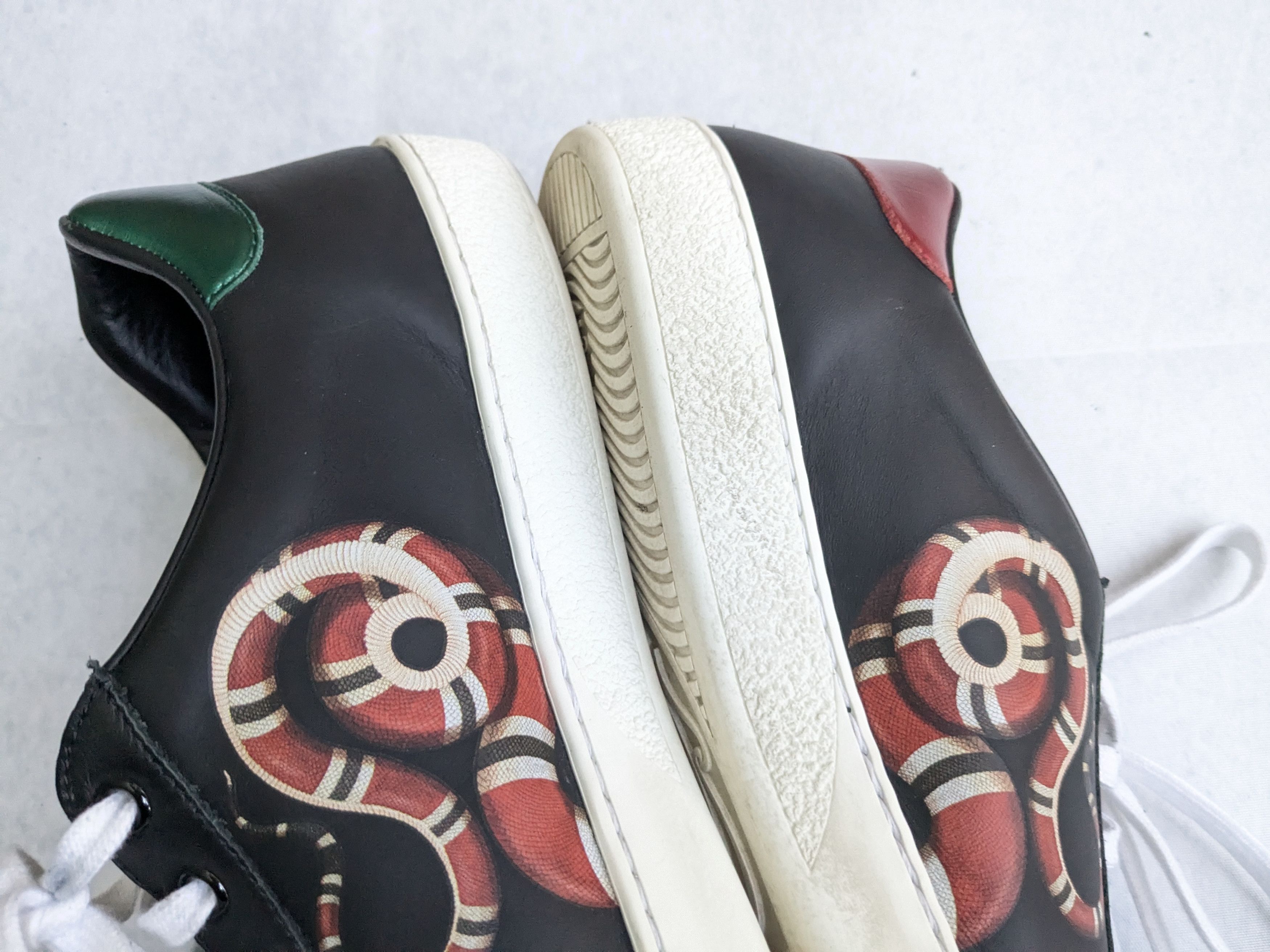 Gucci Gucci Ace Sneakers King Snake 10.5 Black Size US 10.5 / EU 43-44 - 12 Thumbnail