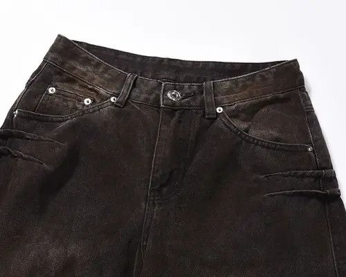Japanese Brand Kawakami x Chie Vtg Baggy Jeans Denim Loose Size US 33 - 3 Thumbnail