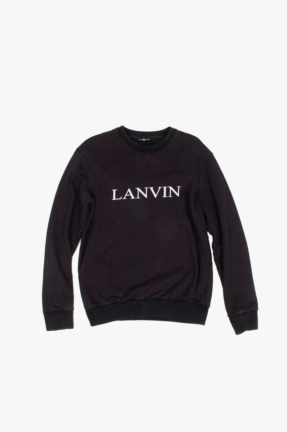image of Lanvin Crew Neck Men Jumper Size M in Black