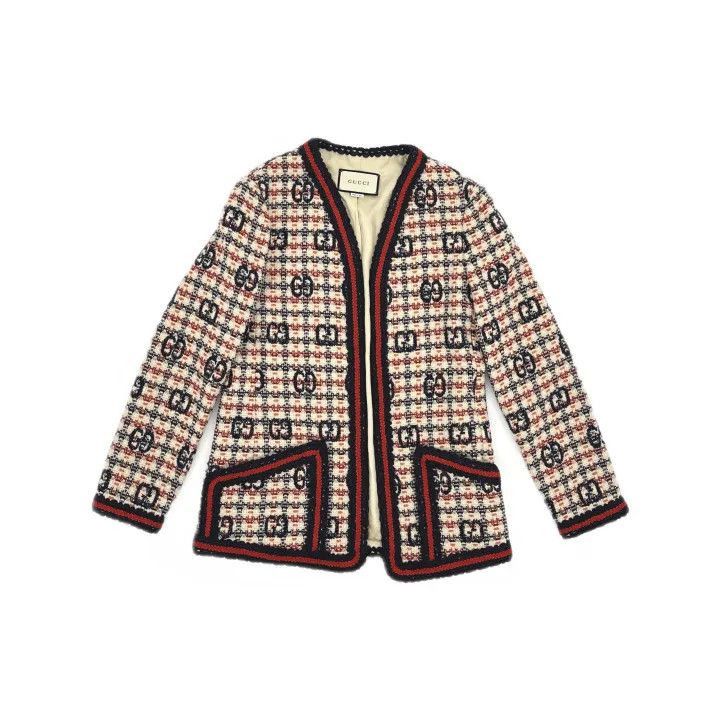 Gucci Gucci Logo Pattern Long Sleeve Jacket-2507 Size M / US 6-8 / IT 42-44 - 8 Thumbnail