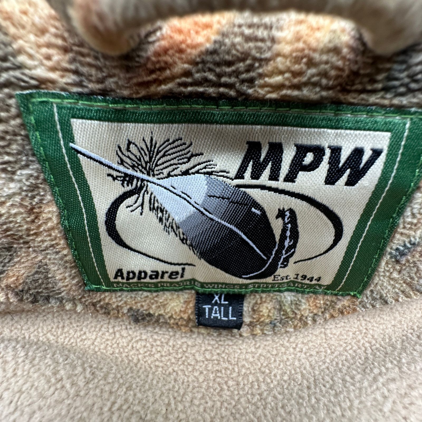Other MPW Apparel Fleece Jacket XL Tall Shadow Grass Hunting Camo Size US XL / EU 56 / 4 - 4 Thumbnail