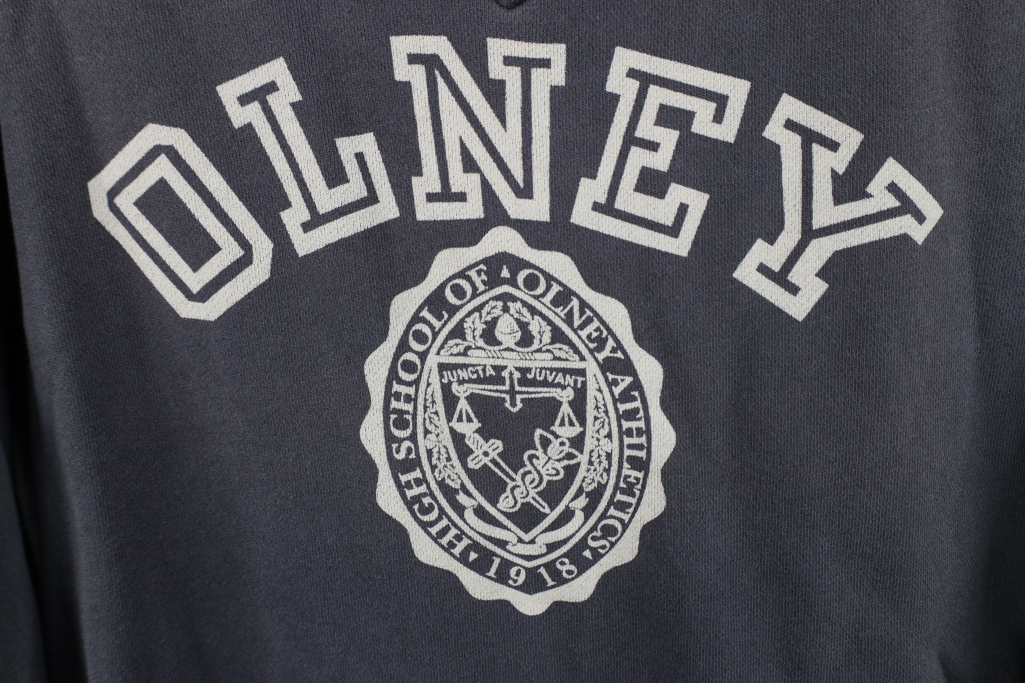 Champion Vintage Champion Running OLNEY Athletics Sweatshirt Gray Size L / US 10 / IT 46 - 4 Thumbnail