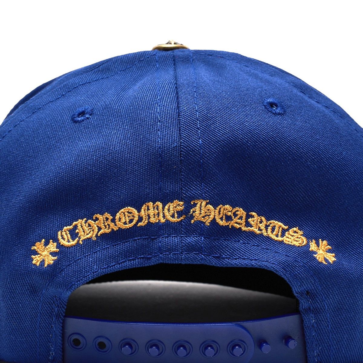 Chrome Hearts Embroidered CH Logo Baseball Hat Blue Orange Size ONE SIZE - 10 Thumbnail