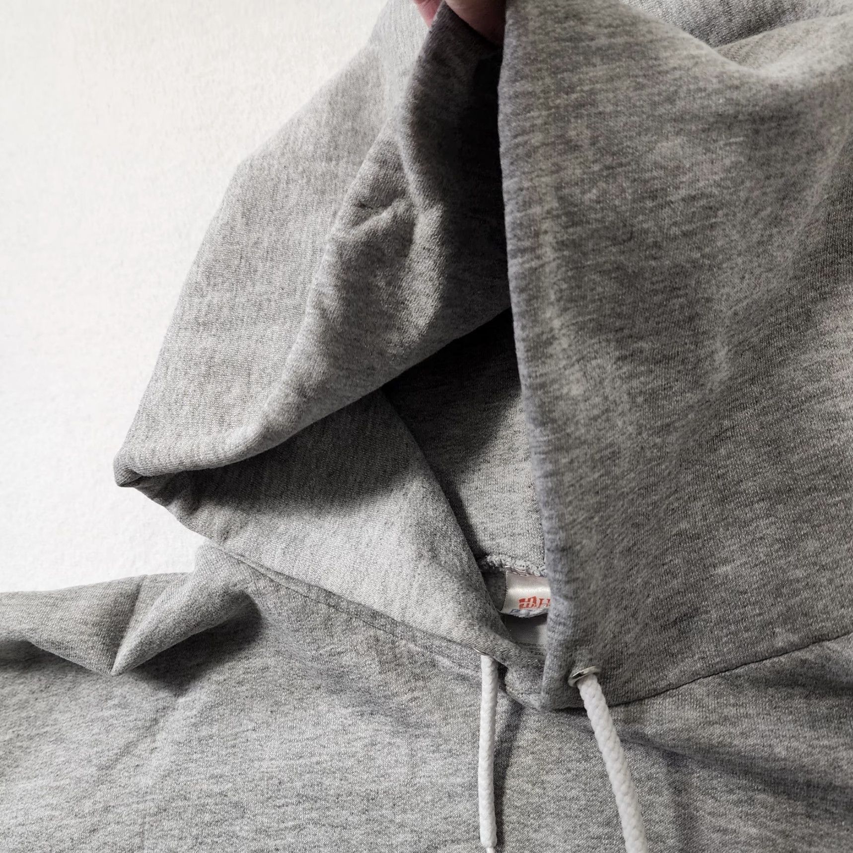 Hanes VINTAGE Hanes Hoodie 2XL Mens Gray Distressed Thrashed Skater Pullover Blank Size US XXL / EU 58 / 5 - 7 Thumbnail