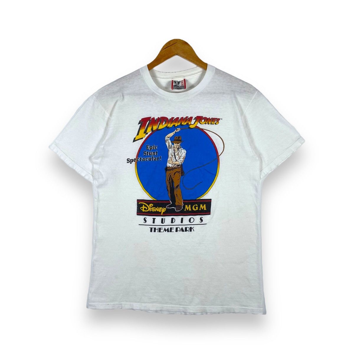 VINTAGE 80's INDIANA JONES DISNEY MGM STUDIOS TEE