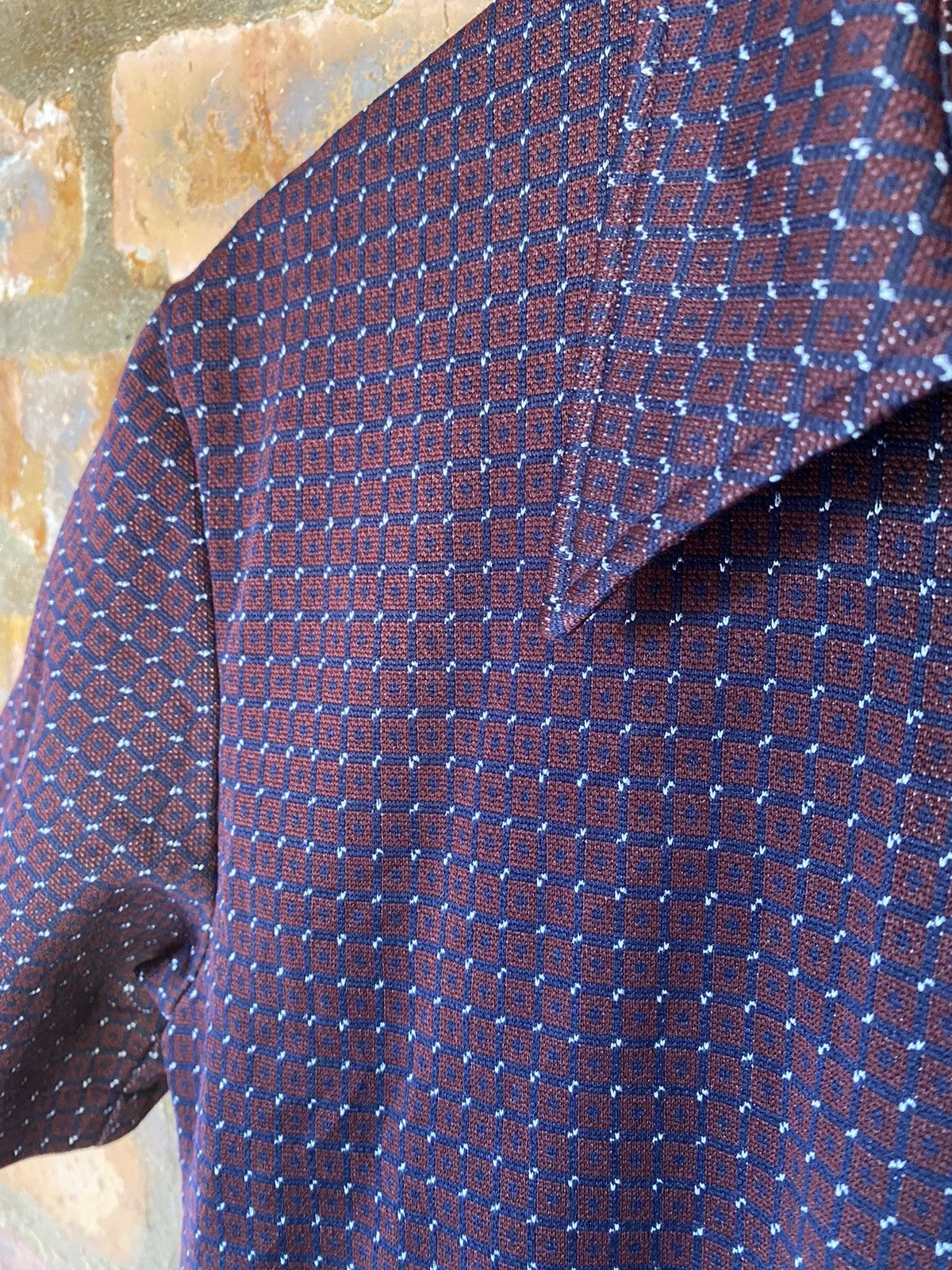 Japanese Brand × Obelisk × Tornado Mart 1990s Jacquard pattern button shirt Size US S / EU 44-46 / 1 - 6 Thumbnail