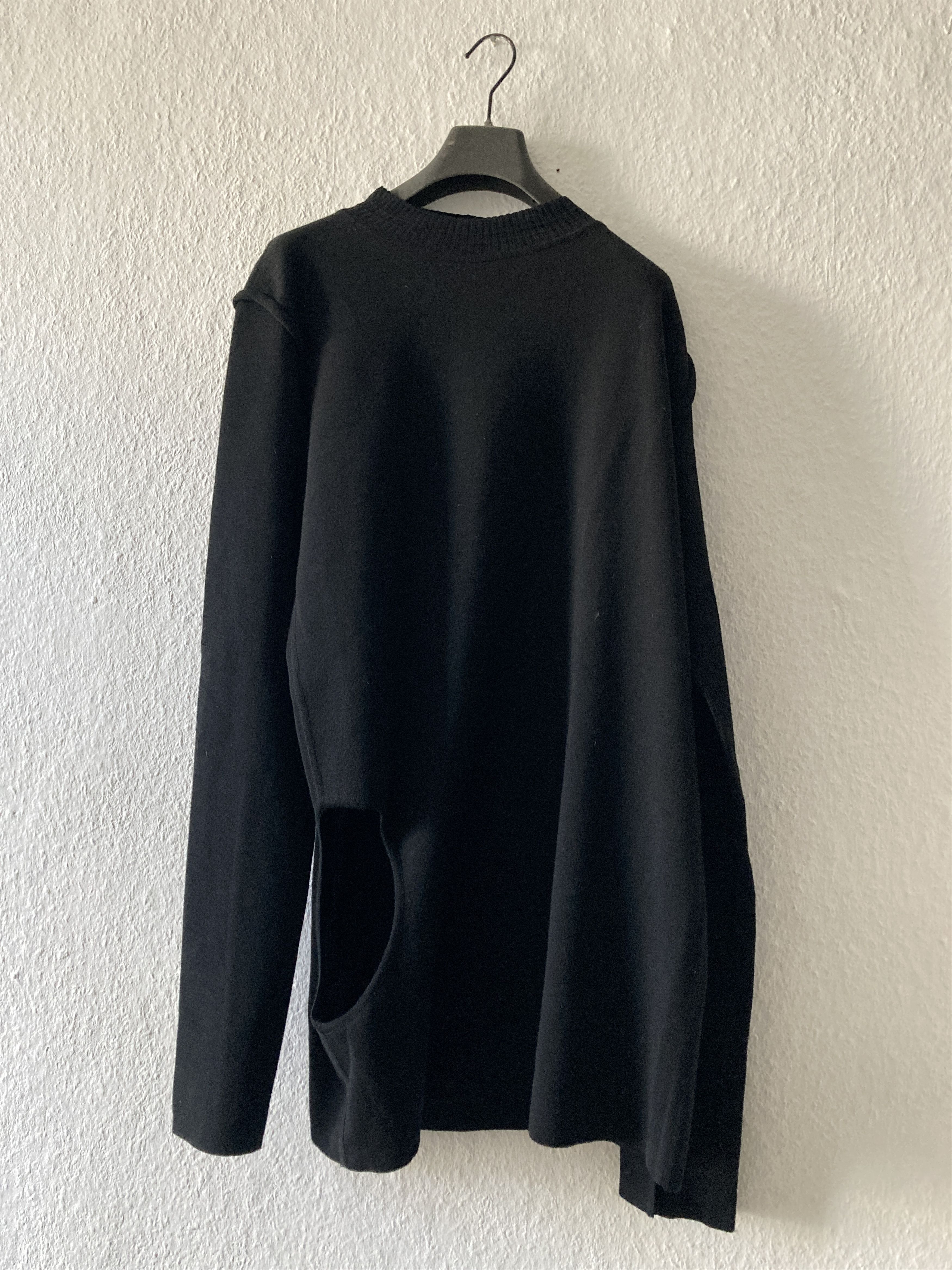 Rick Owens F/W 17 „GLITTER“ Black Subhuman Weakling Wool Knit L Size US L / EU 52-54 / 3 - 1 Thumbnail