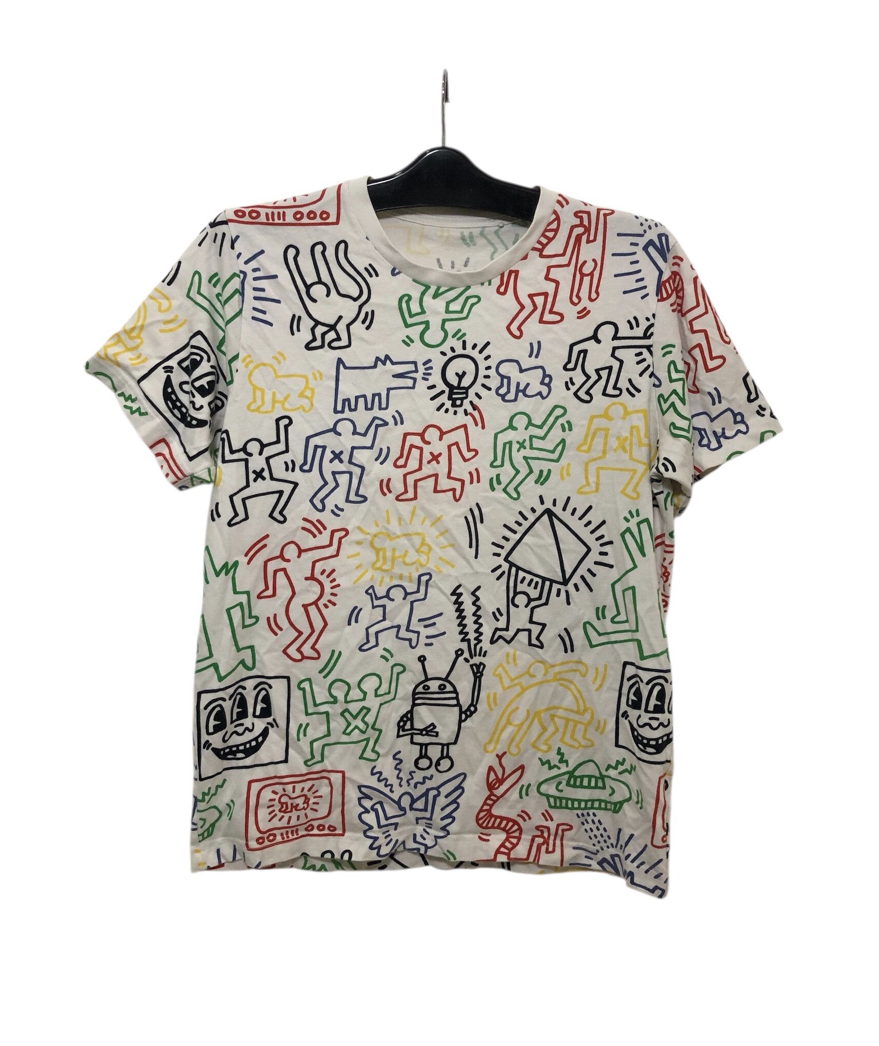 Keith Haring × Uniqlo Pop Art Graffiti Keith Haring Fullprint X Uniqlo T-shirts Size US M / EU 48-50 / 2 - 1 Thumbnail