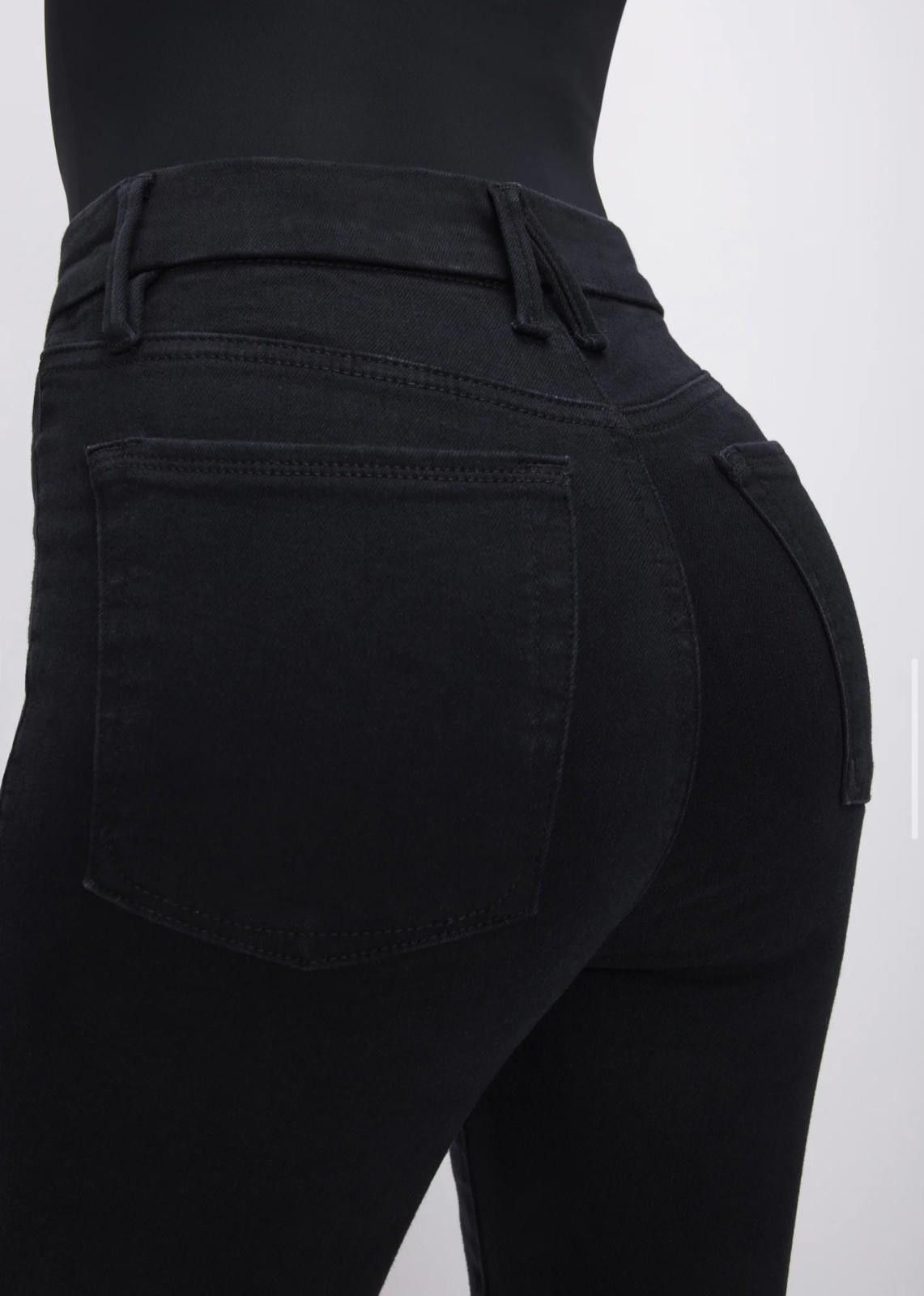 Other GOOD AMERICAN Power Stretch Pull-On Flare Jeans (SMALL) Size 28" / US 6 / IT 42 - 6 Thumbnail