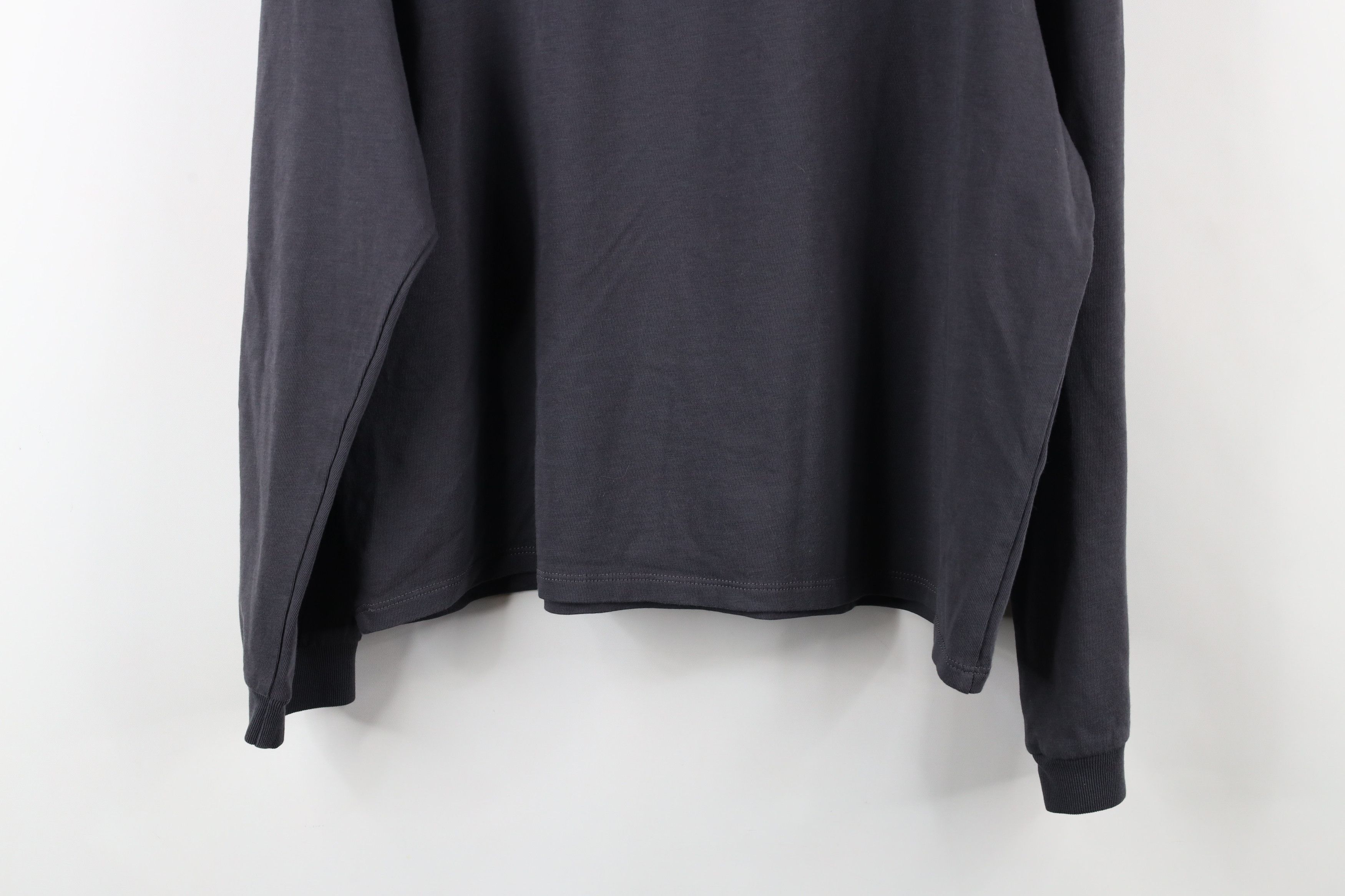 Madewell × Vintage Madewell Supima Cotton Essential Long Sleeve T-Shirt Gray Size S / US 4 / IT 40 - 15 Thumbnail