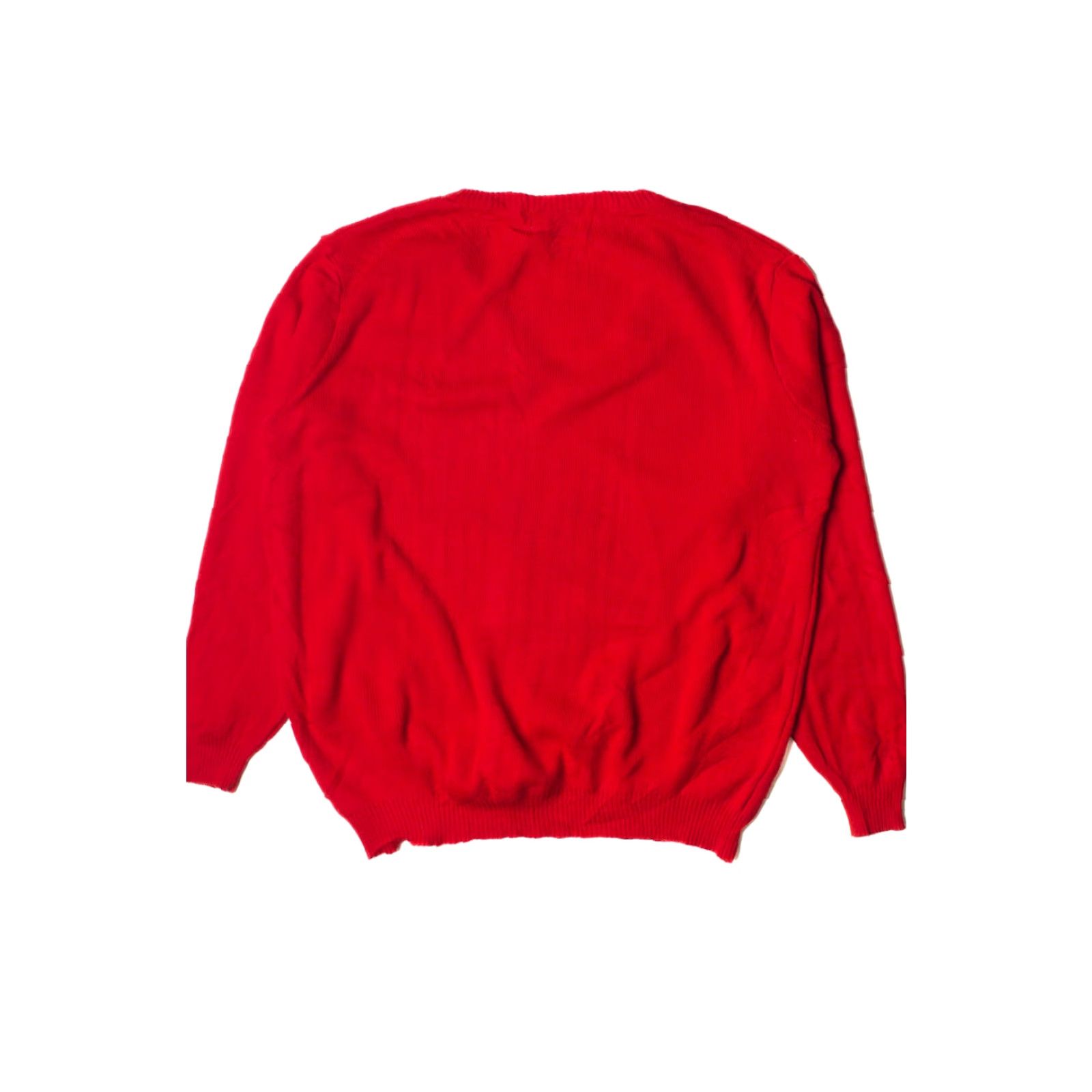 X-LARGE VINTAGE Alicia Red Koala Bear Sweater - Embroidered Animal Acrylic X-Large Adults Red 80s? Mens Womens Girls Boys Size XL / US 12-14 / IT 48-50 - 4 Thumbnail