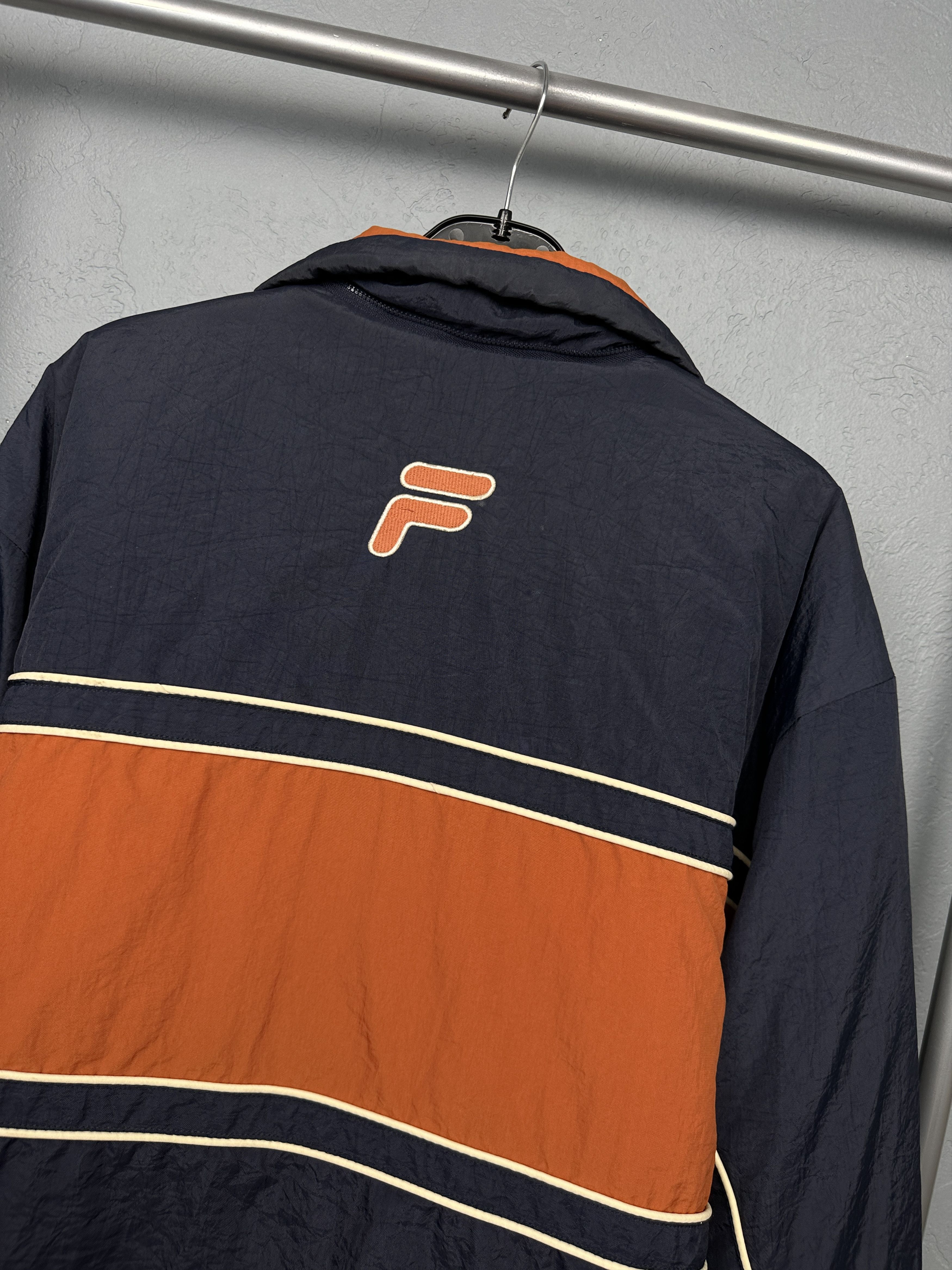 Fila Fila 90s Vintage Mens Nylon Insulated Jacket Size US XL / EU 56 / 4 - 7 Thumbnail