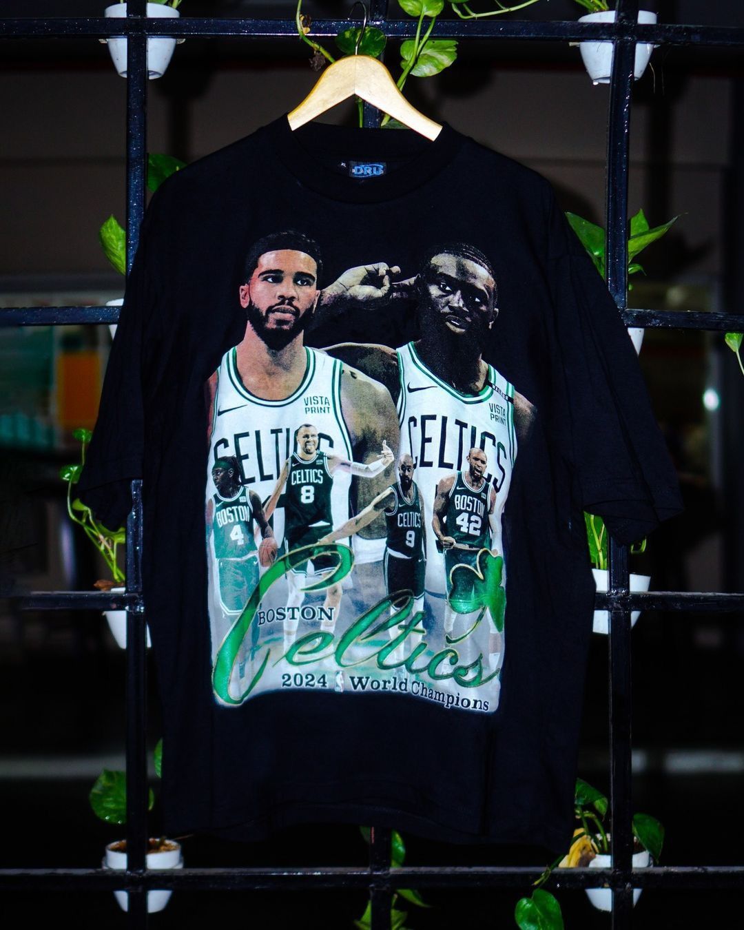 Vintage Boston Celtics Champions Bootlegtee Size US XL / EU 56 / 4 - 3 Thumbnail