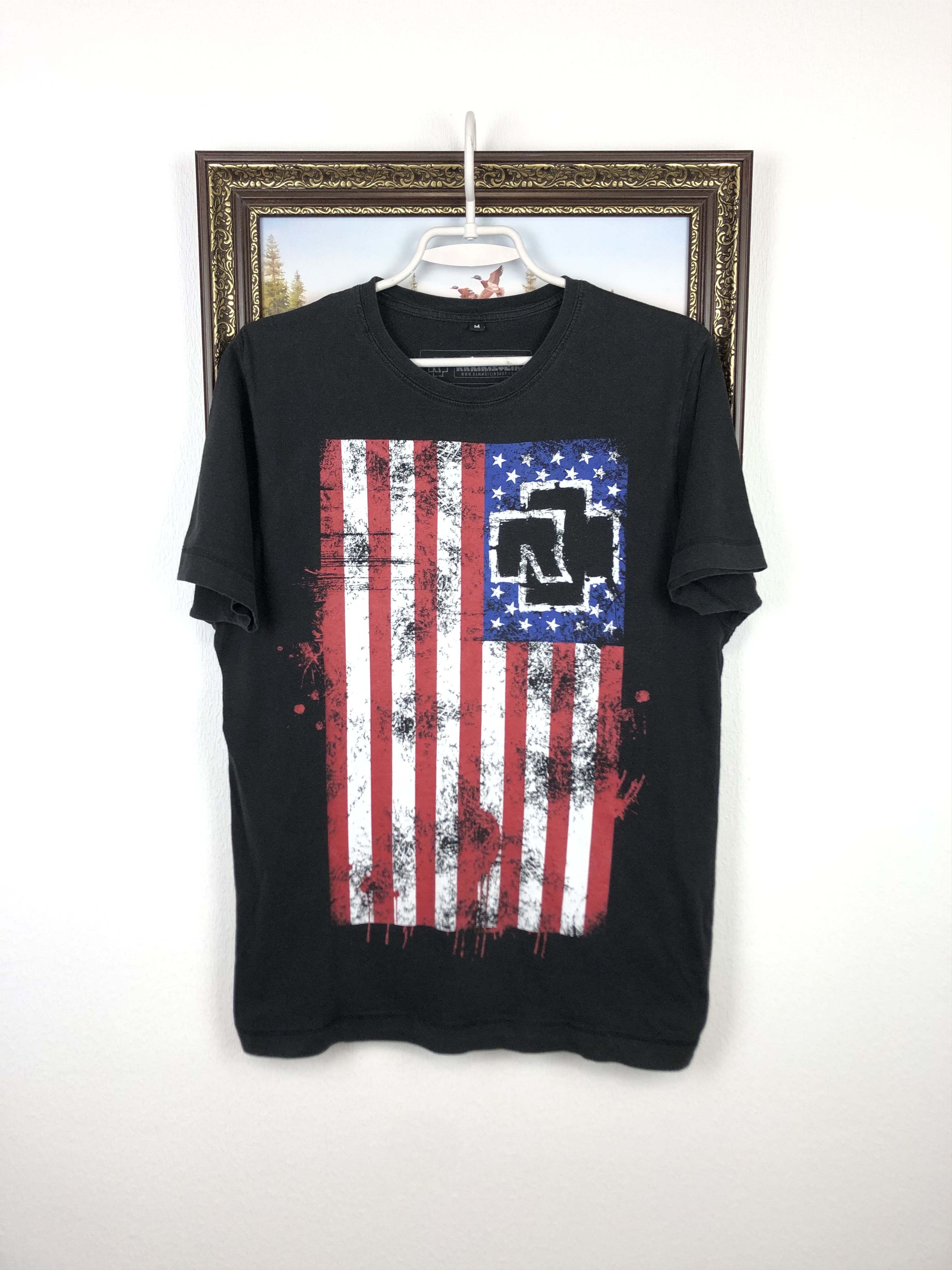 Band Tees Rammstein We Are Living In America Band Shirt Over Print Tee Size US M / EU 48-50 / 2 - 1 Thumbnail