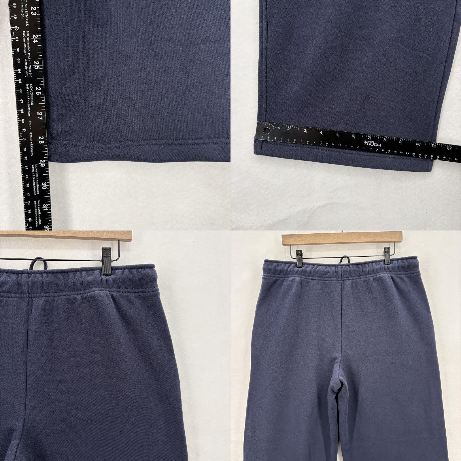 Athleta Athleta Heavyweight Terry Pants Womens Large Navy Sweatpants Lounge Cozy Stretch Size 36" / US 14 / IT 50 - 9 Thumbnail