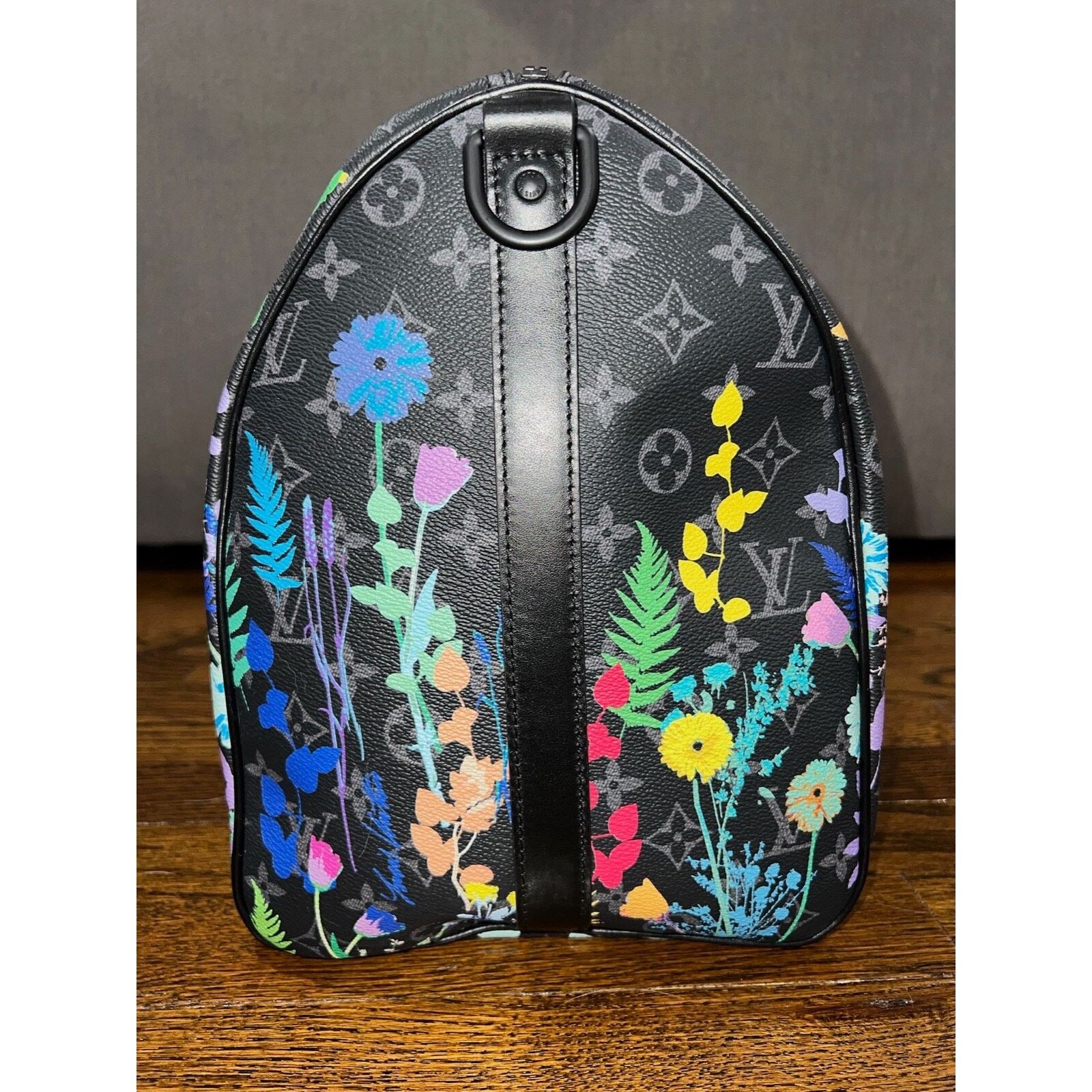 Louis Vuitton Louis Vuitton Keepall Bandouliere Flowers Weekend Travel Bag Size ONE SIZE - 6 Thumbnail