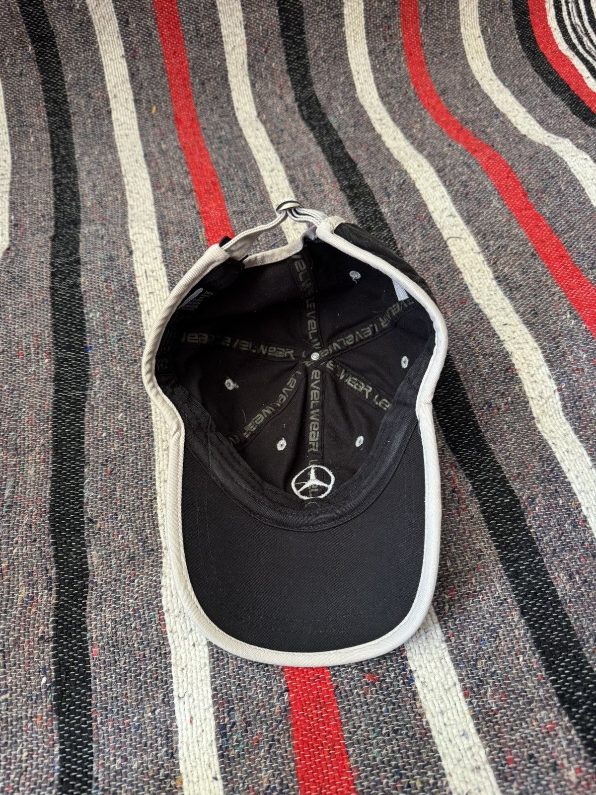 Mercedes-Benz Vintage 00’s Mercedes Benz y2k Racing Faded Hat Size ONE SIZE - 8 Thumbnail