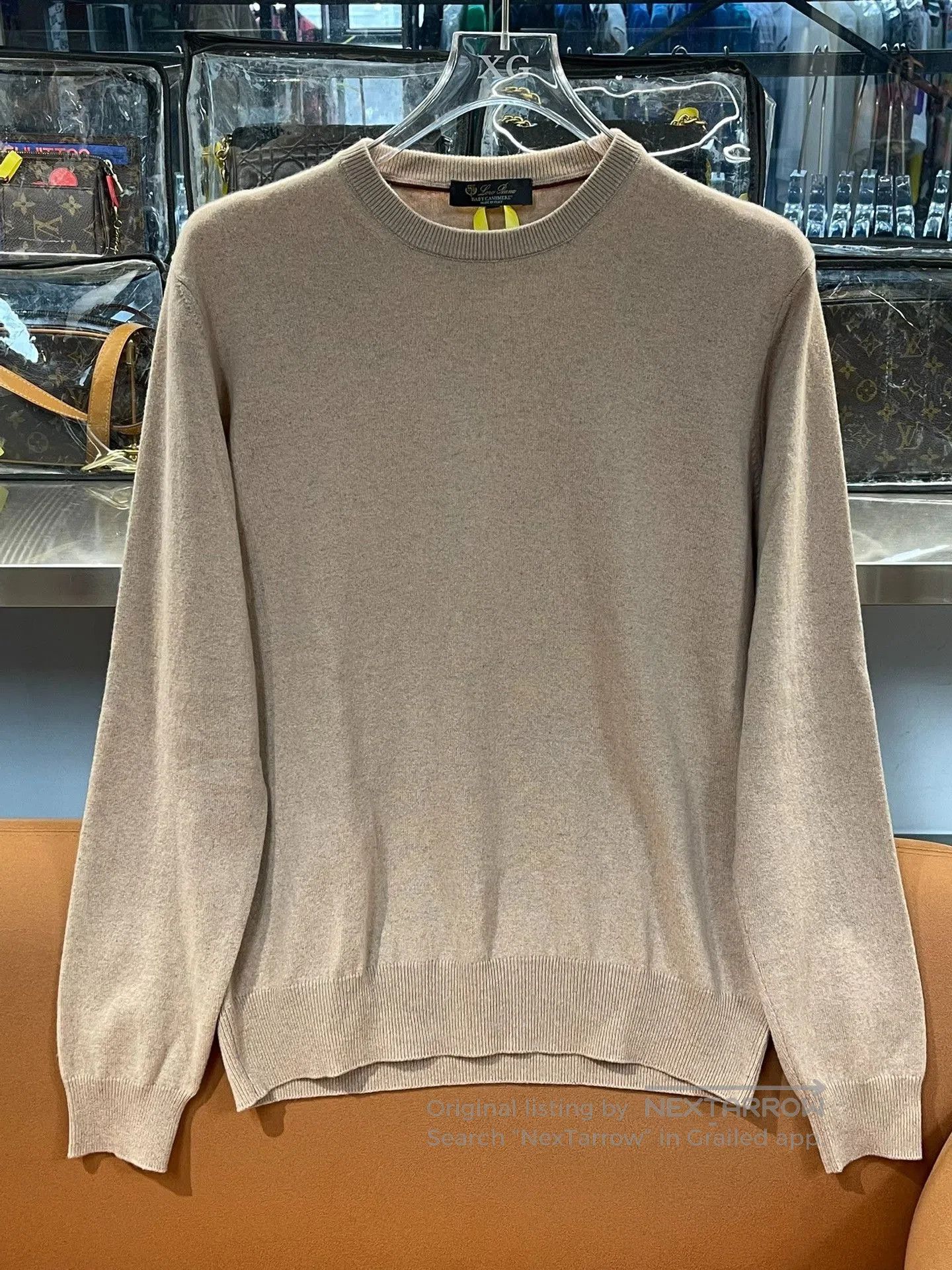 Loro Piana Loro Piana Crewneck Cashmere Sweater. Size L / US 10 / IT 46 - 1 Thumbnail