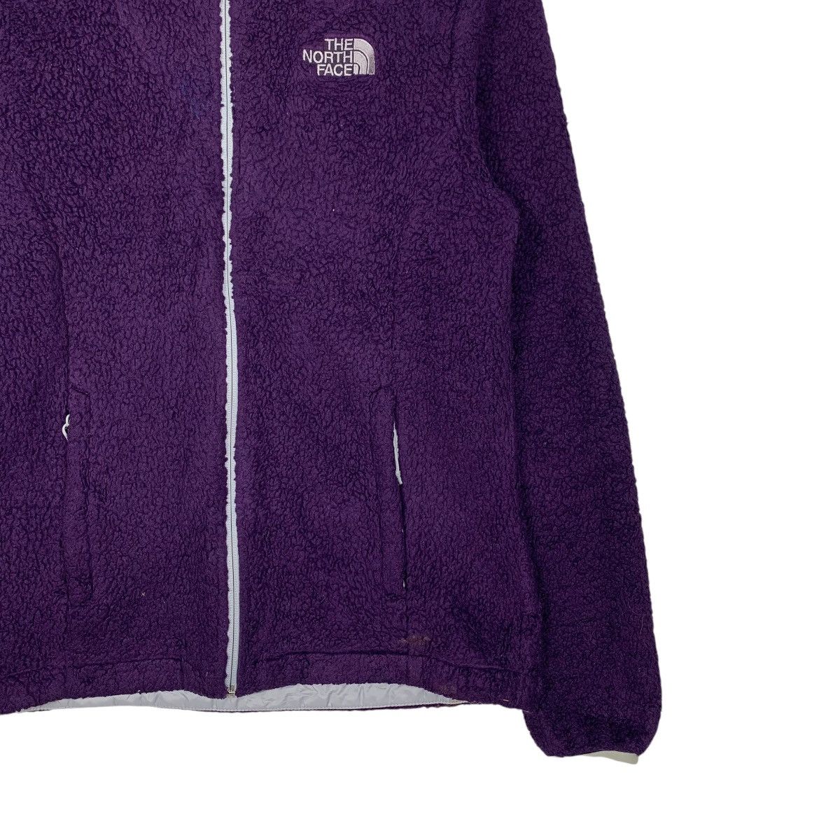 The North Face THE NORTH FACE Embroidery Logo Purple Fleece #1850-C80 Size S / US 4 / IT 40 - 4 Thumbnail
