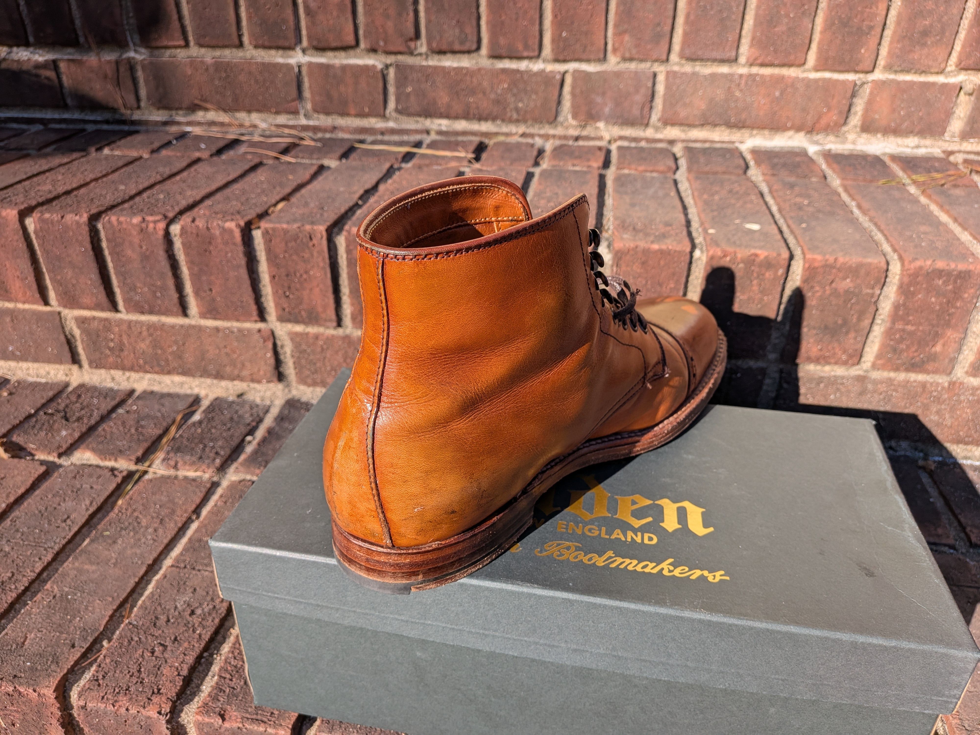 Alden × J.Crew Alden X J Crew Tan Captoe Boots Size US 7.5 / EU 40-41 - 6 Thumbnail