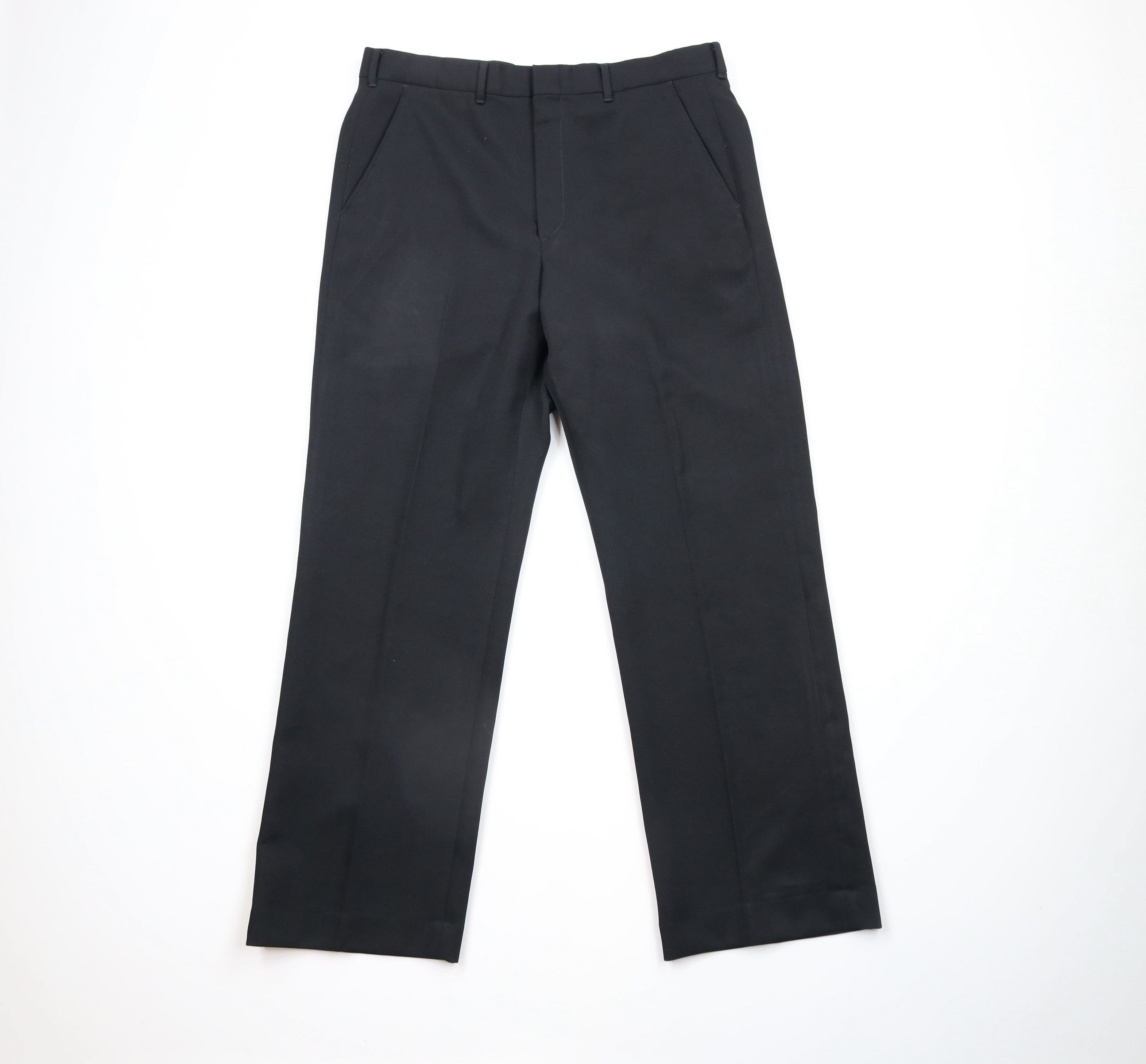 Vintage Vintage 70s Streetwear Wide Leg Bell Bottoms Pants Black USA Size US 36 / EU 52 - 1 Thumbnail