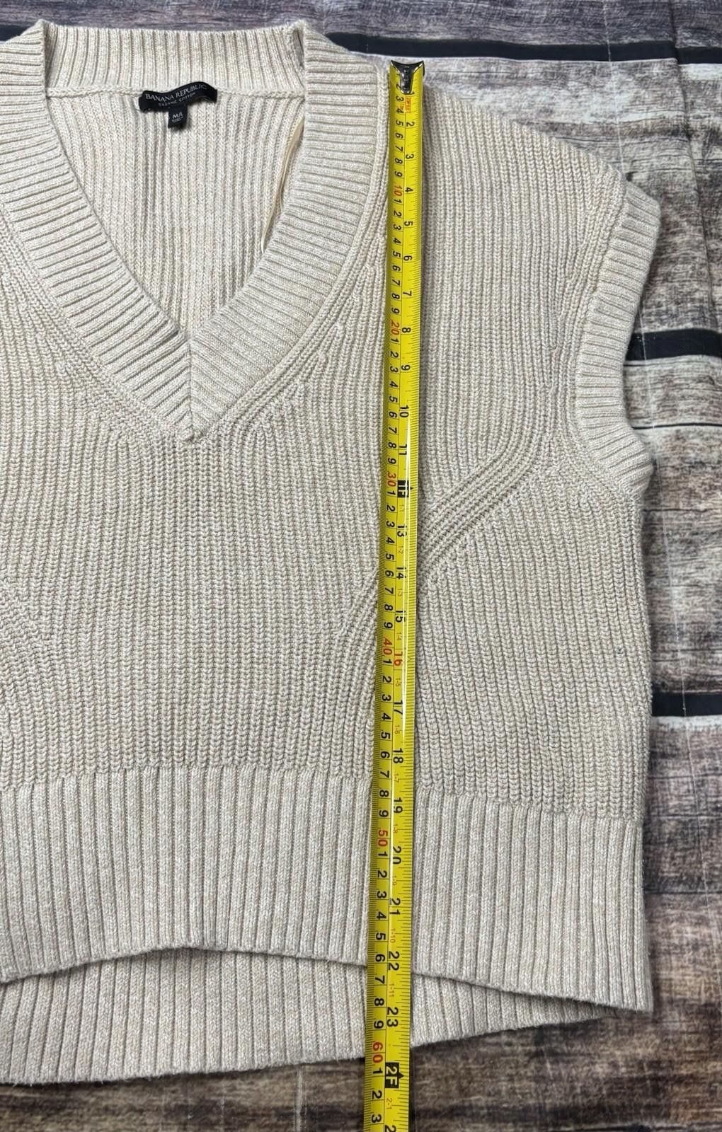 Banana Republic Banana Republic Sweater Womens M/L Organic Cotton Fisherman Size L / US 10 / IT 46 - 9 Thumbnail